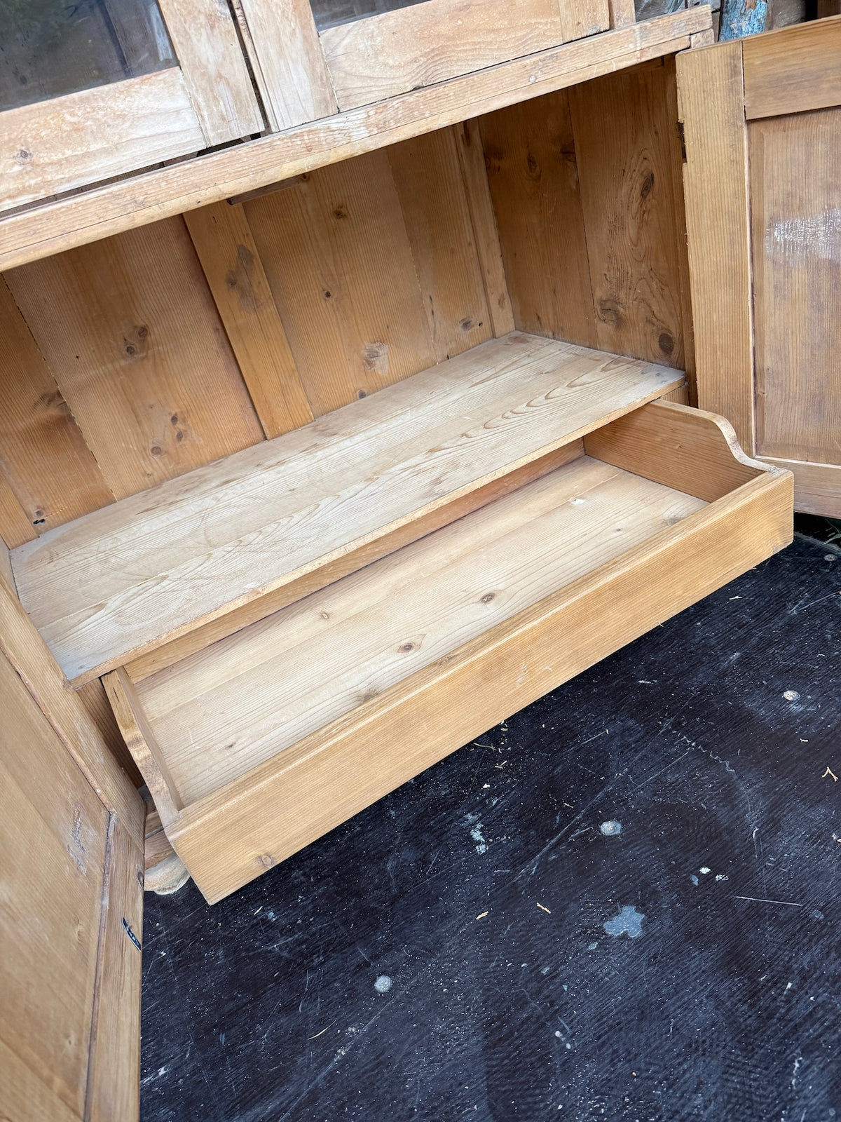 Small vintage glazed dresser