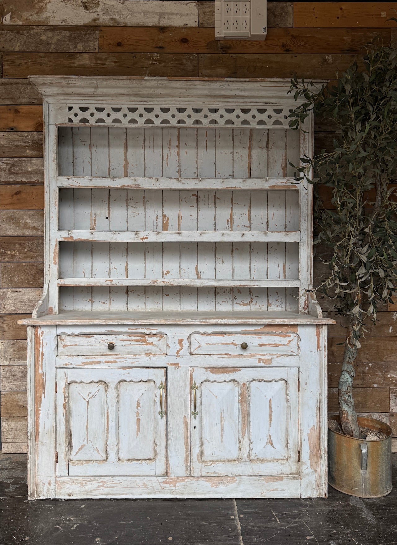 Rustic old pine dresser
