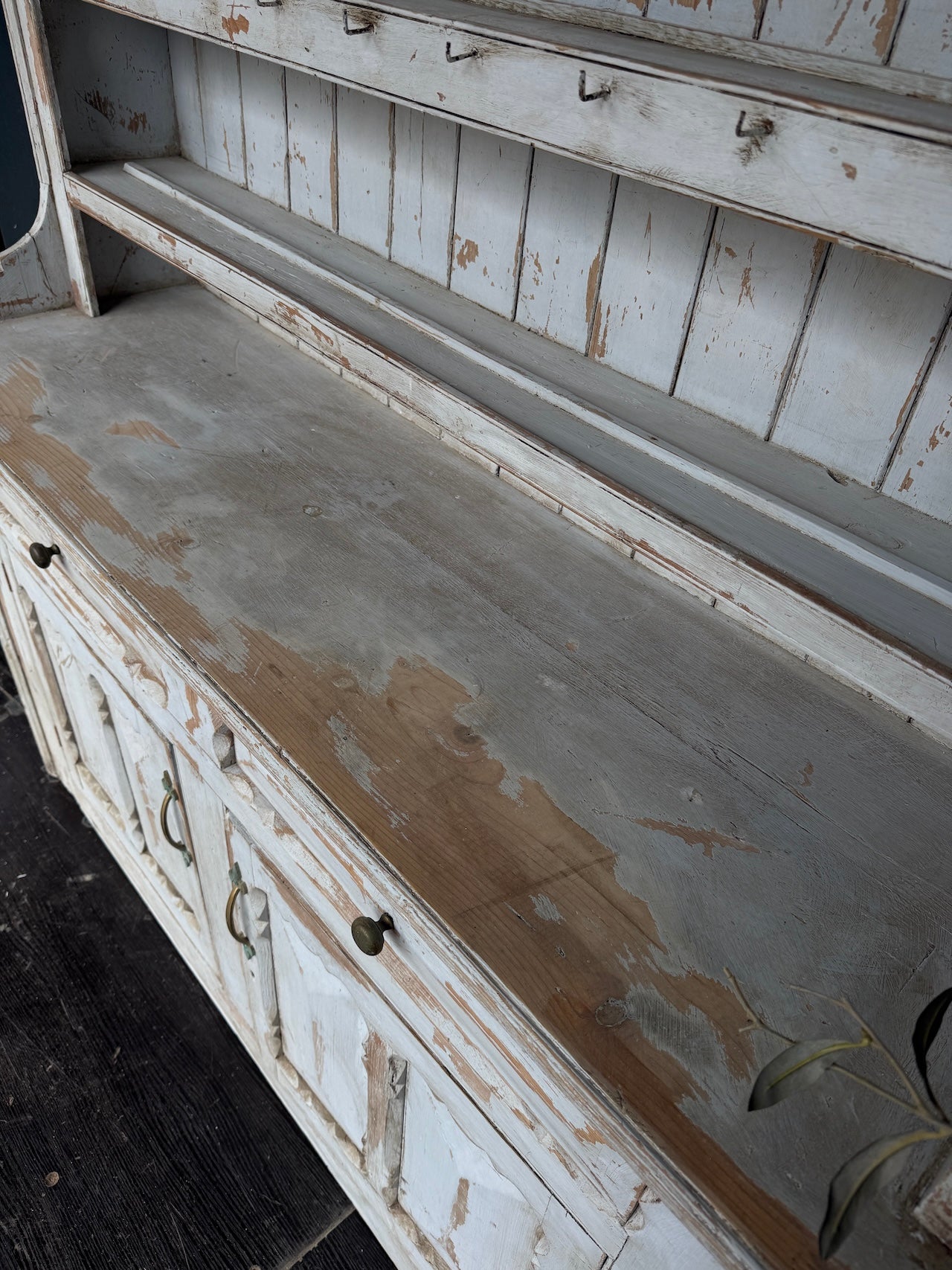Rustic old pine dresser