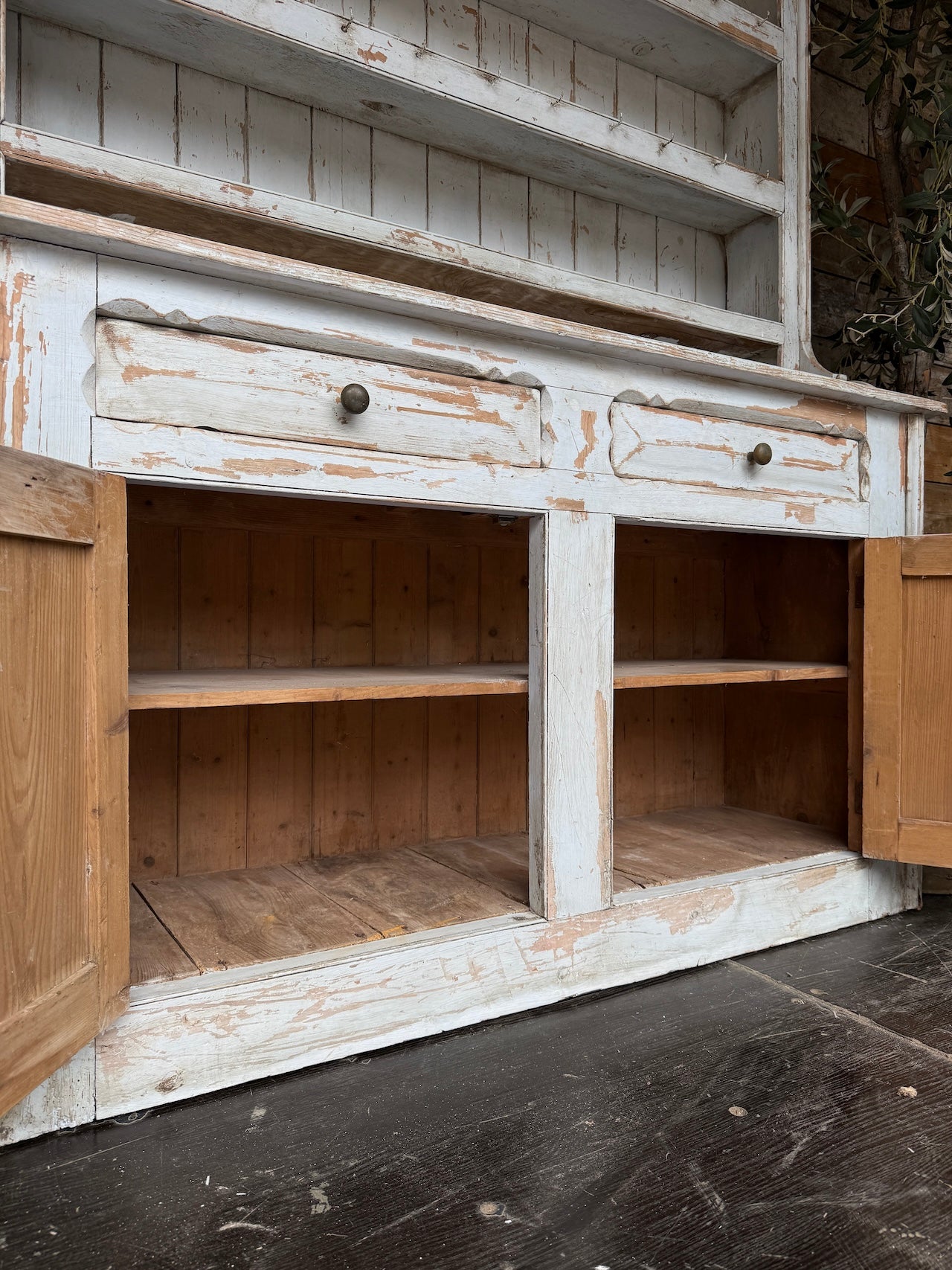 Rustic old pine dresser