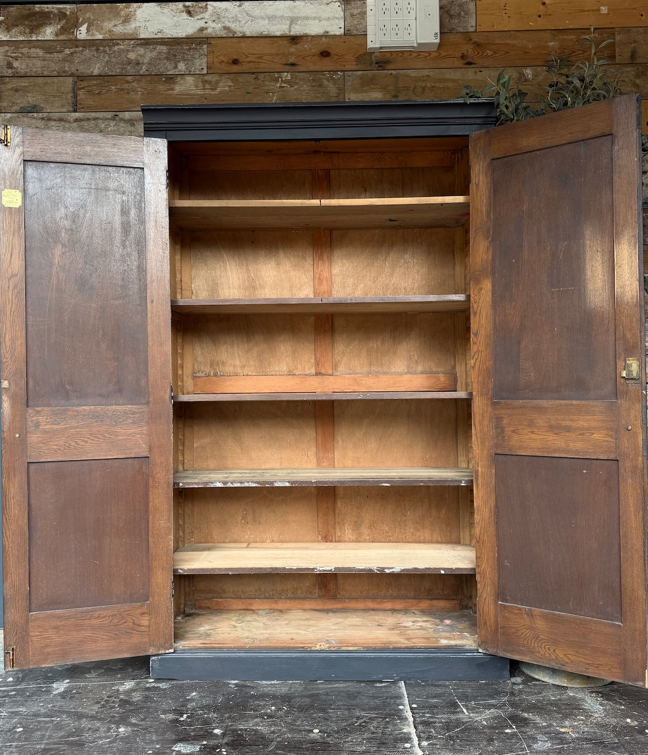 Vintage pine housekeepers cupboard