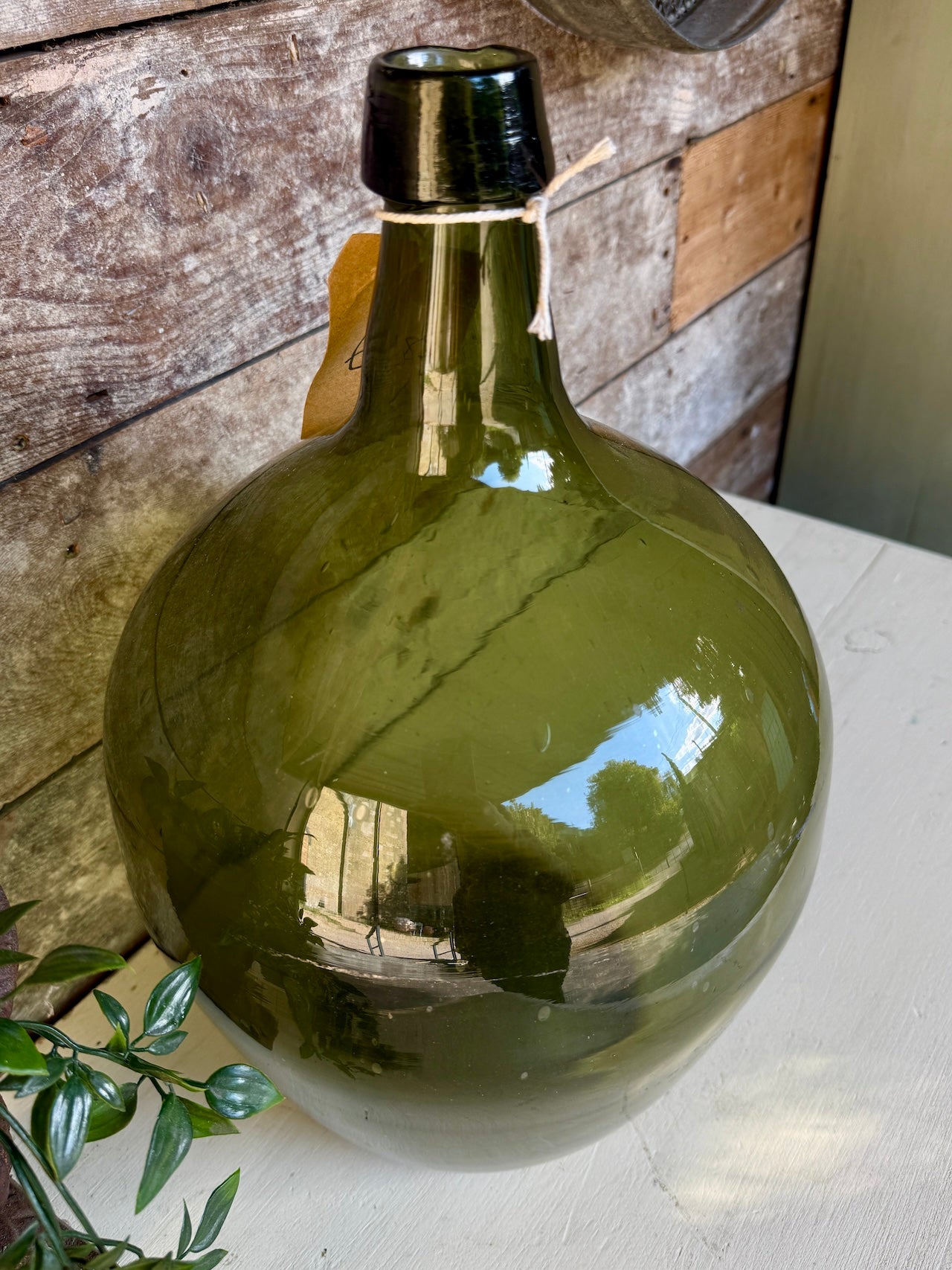 Gorgeous vintage French demi john bottle