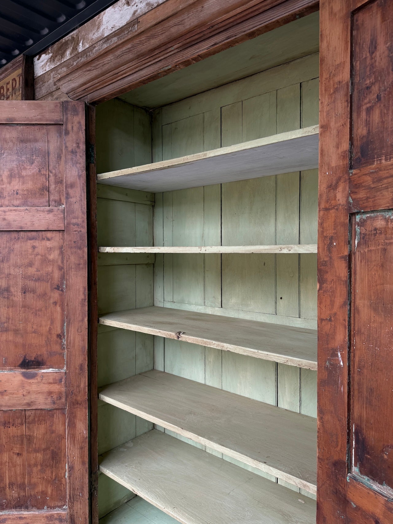 Old pine housekeepers cupboard - ideal pantry