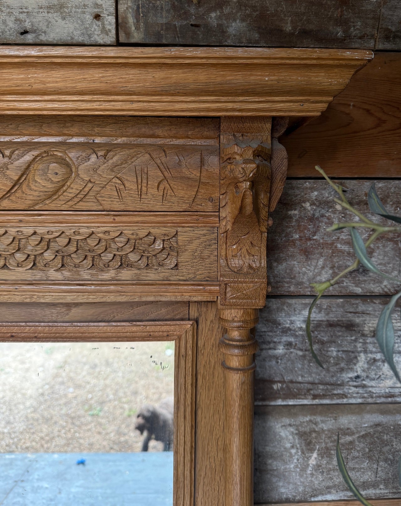 Antique French Renaissance Revival mirror