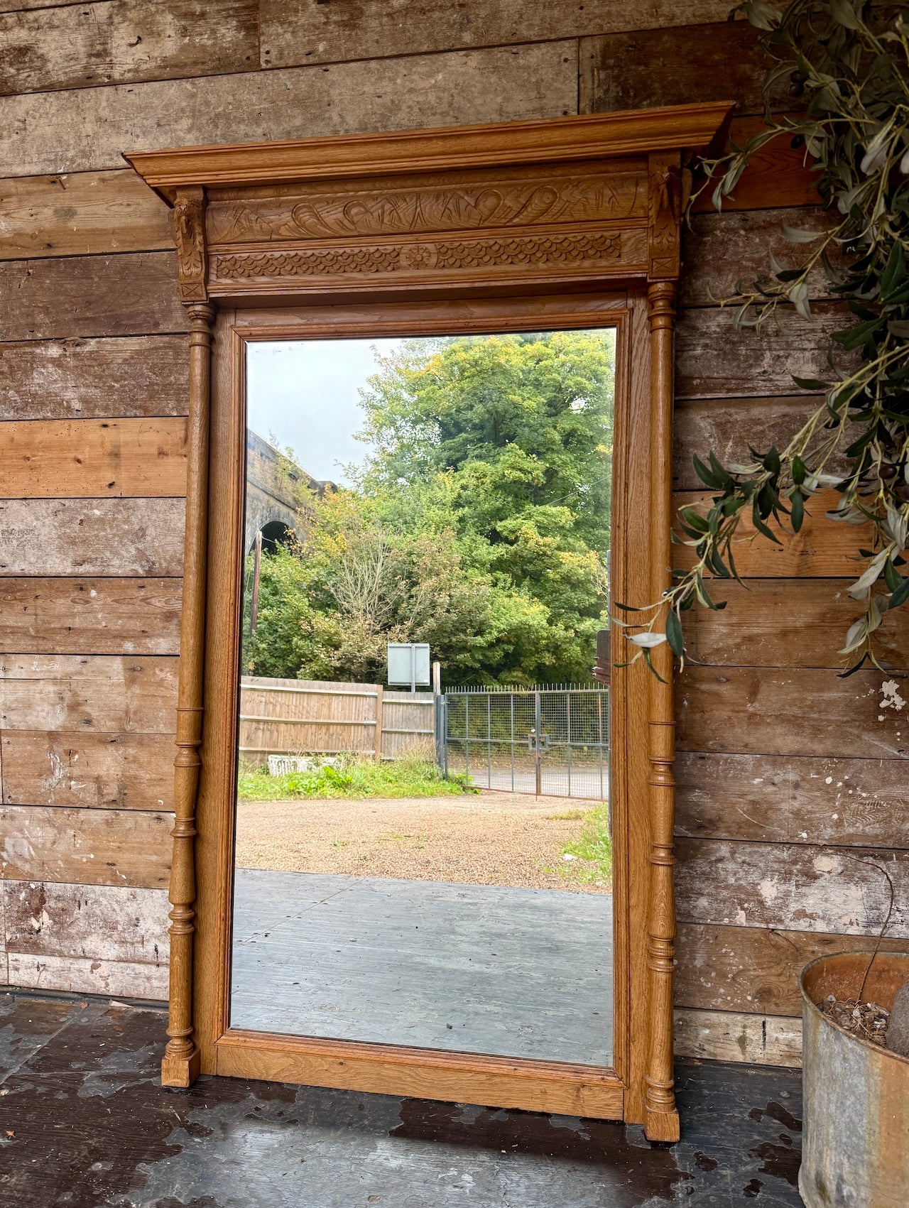 Antique French Renaissance Revival mirror