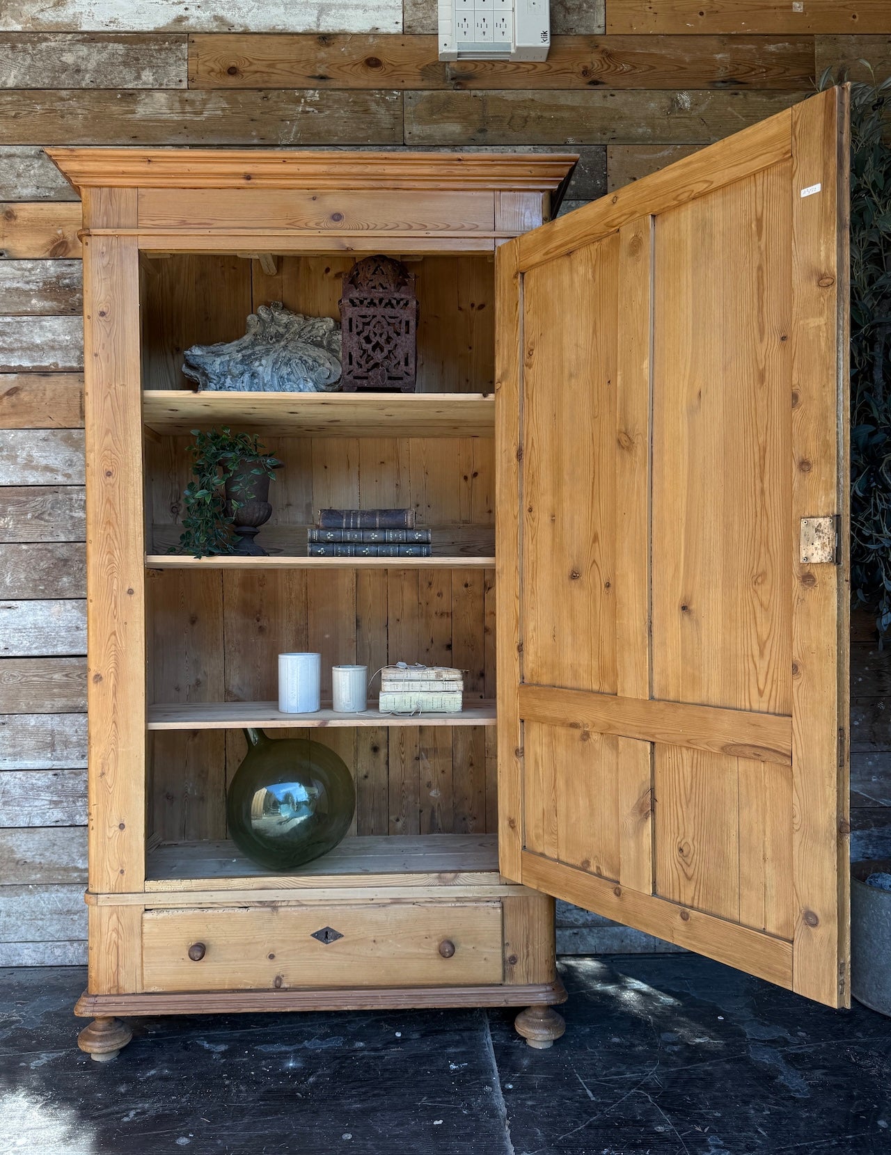 Vintage pine cupboard