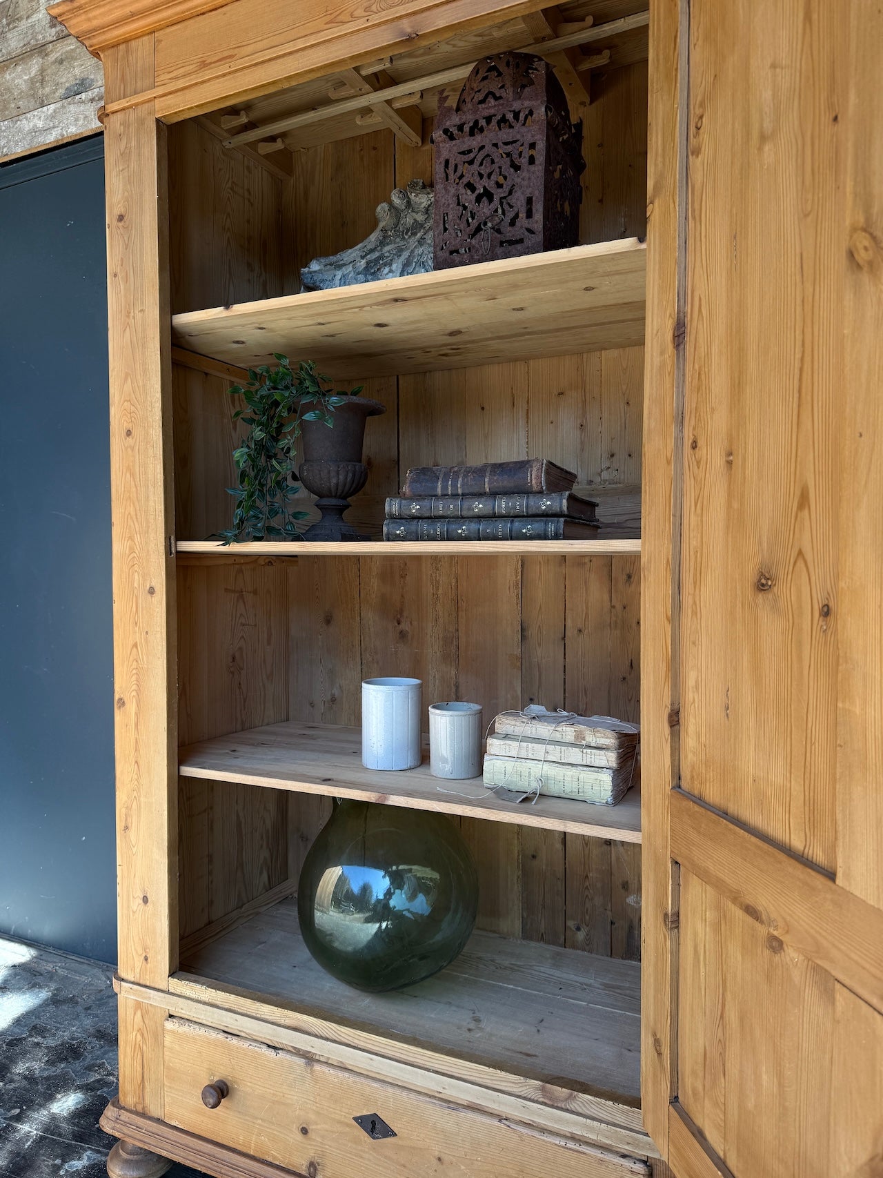 Vintage pine cupboard