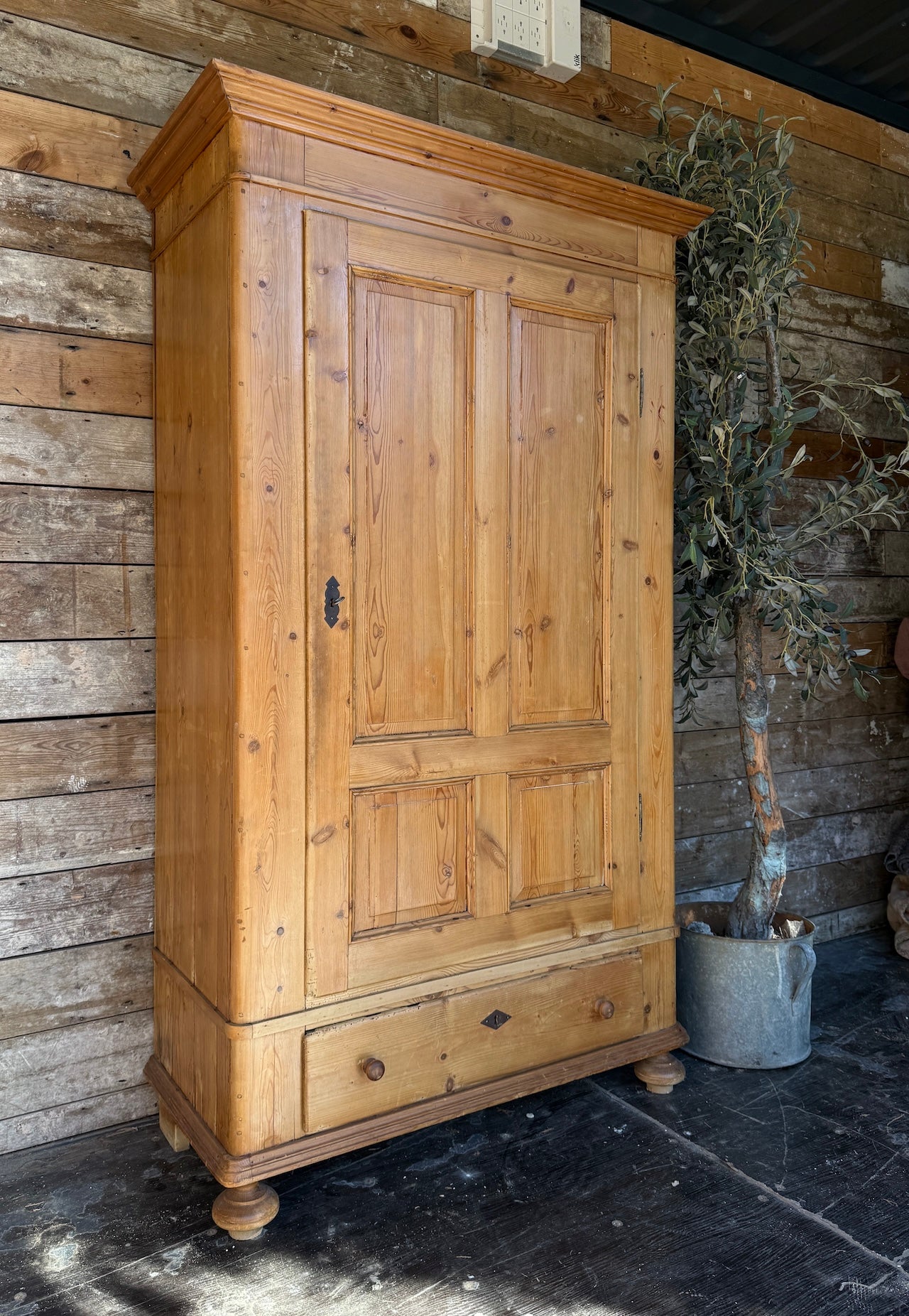 Vintage pine cupboard