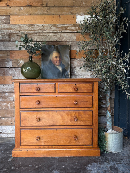 Stripped Victorian chest of drawers