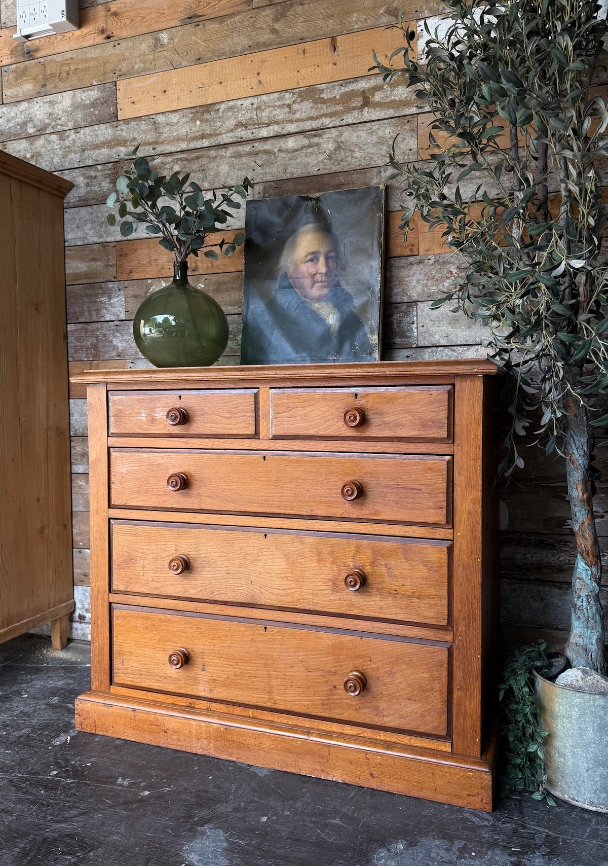Stripped Victorian chest of drawers