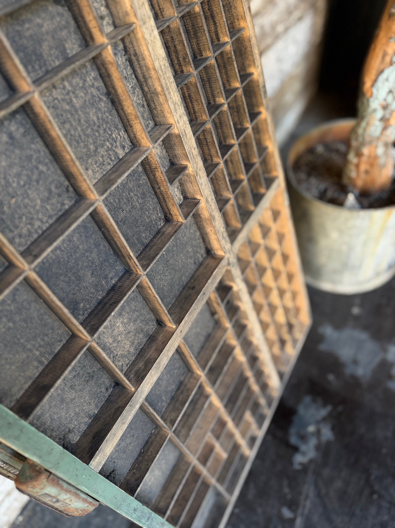 Vintage printers trays