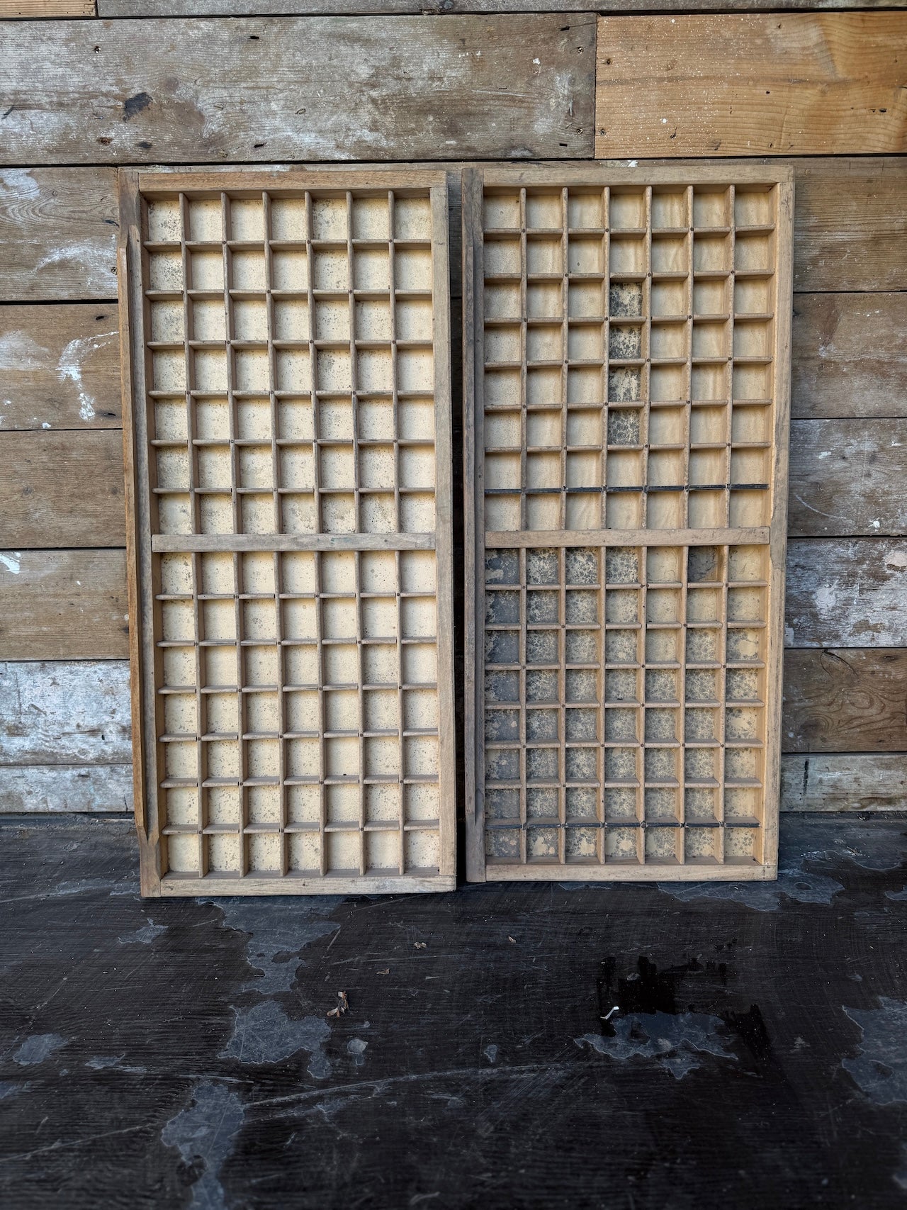 Vintage printers trays