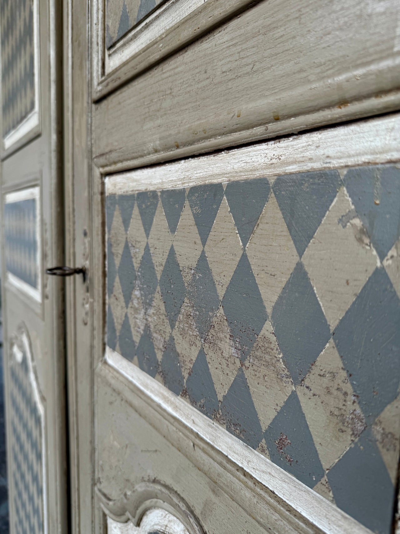 Stunning French handpainted wardrobe
