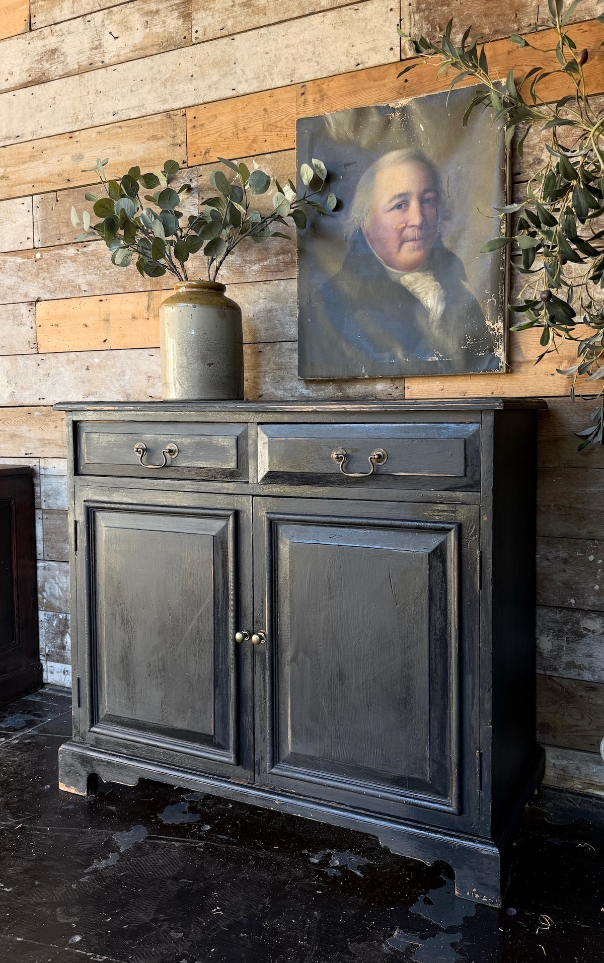 Vintage painted cupboard