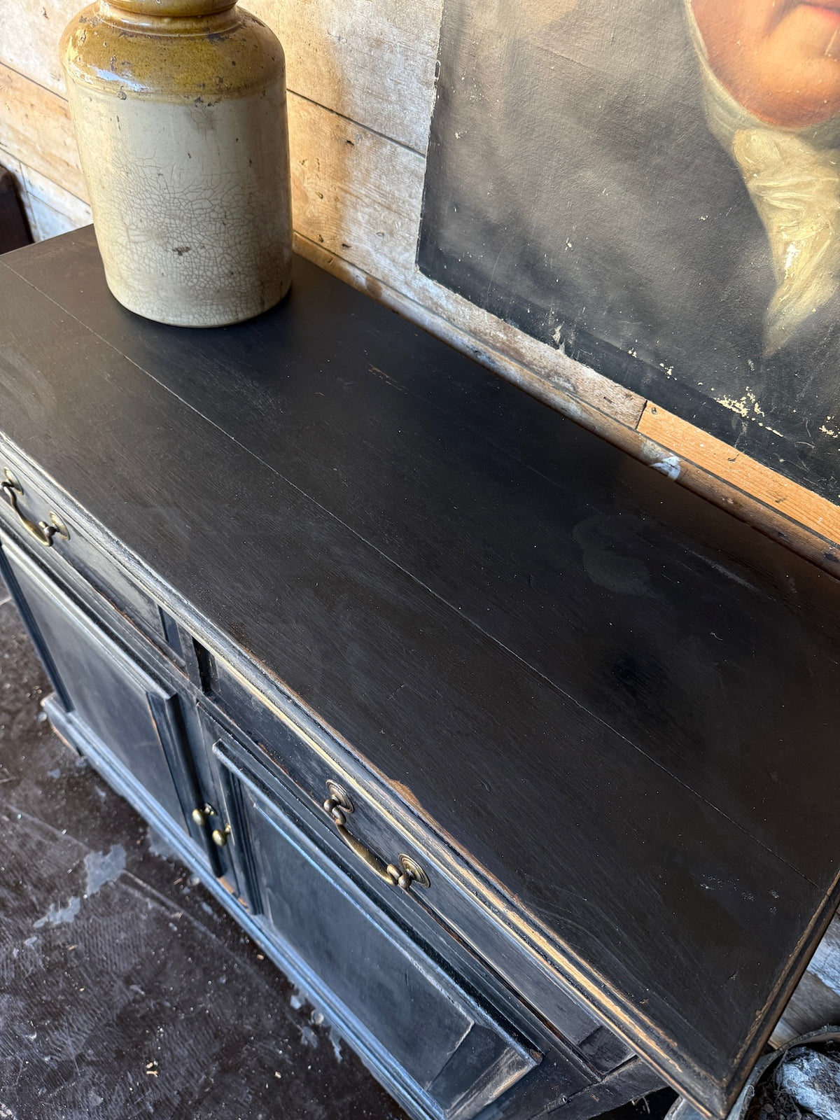 Vintage painted cupboard