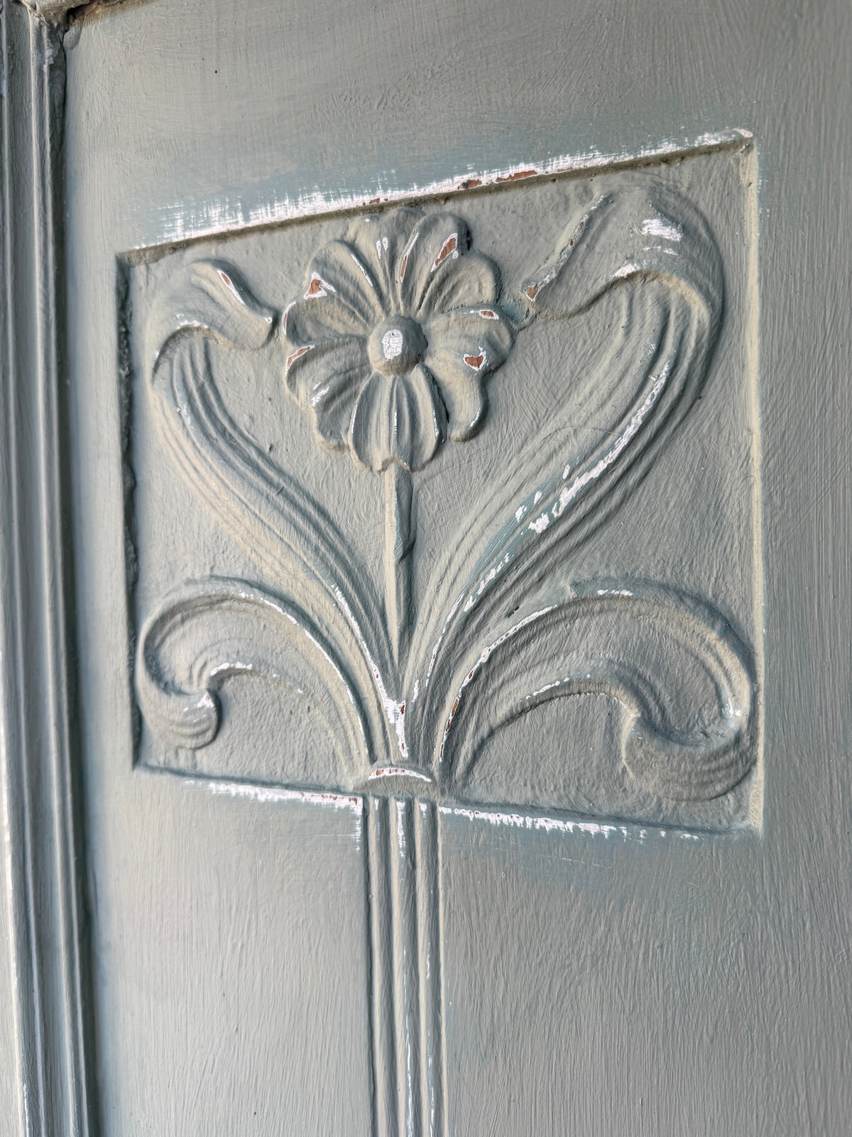Dutch Painted Cupboard / Childs Wardrobe