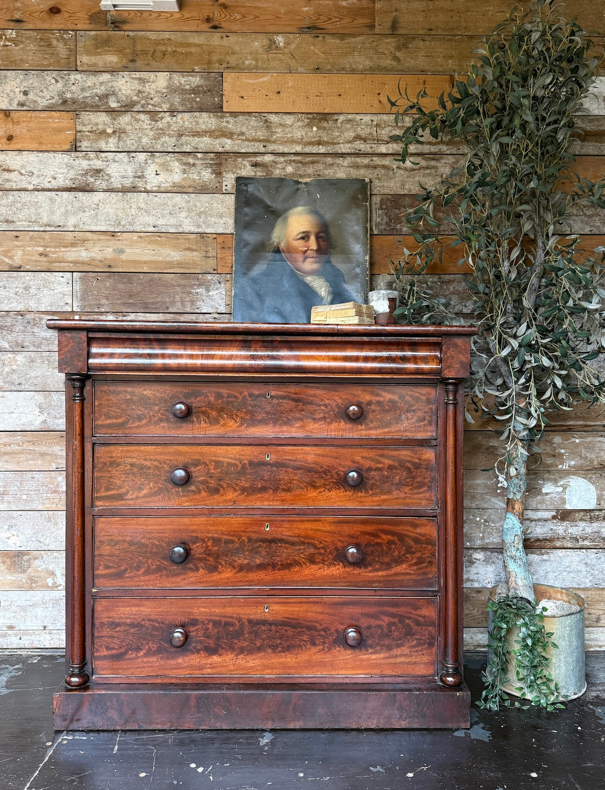 Antique Scottish Chest Of Drawers