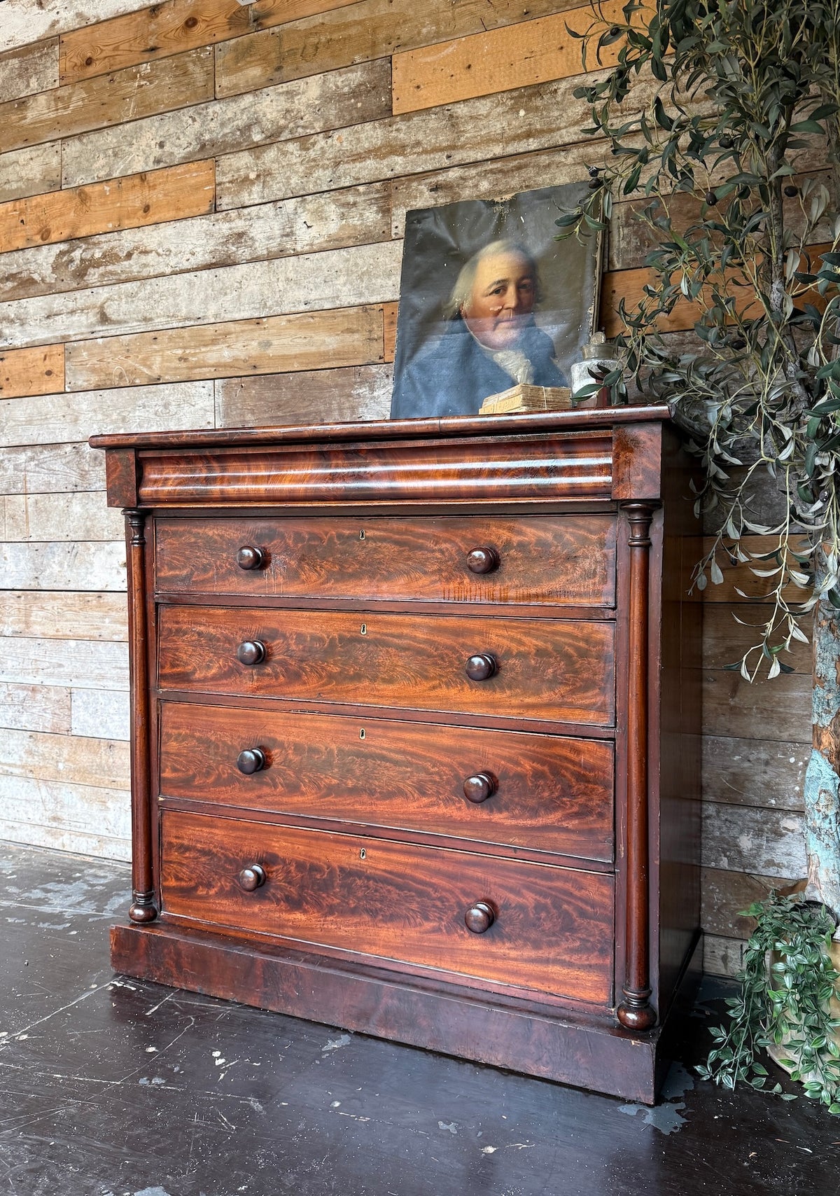 Antique Scottish Chest Of Drawers