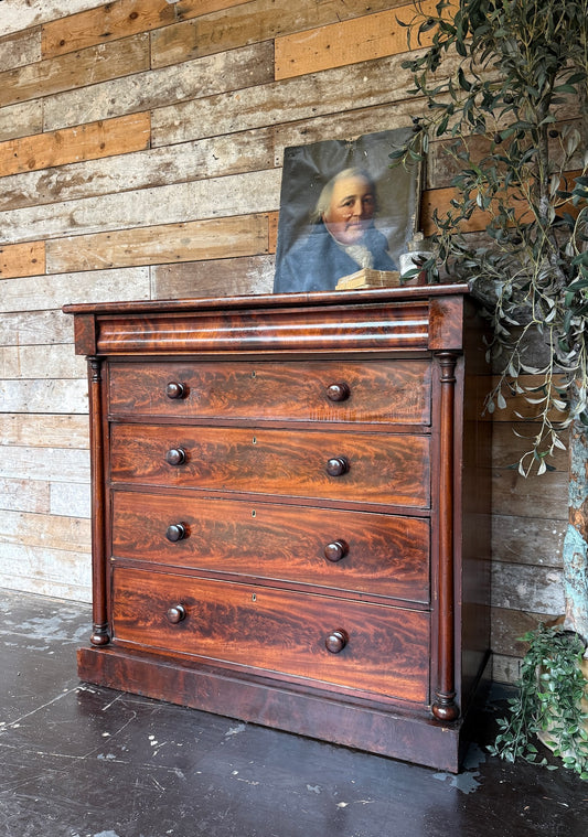Antique Scottish Chest Of Drawers
