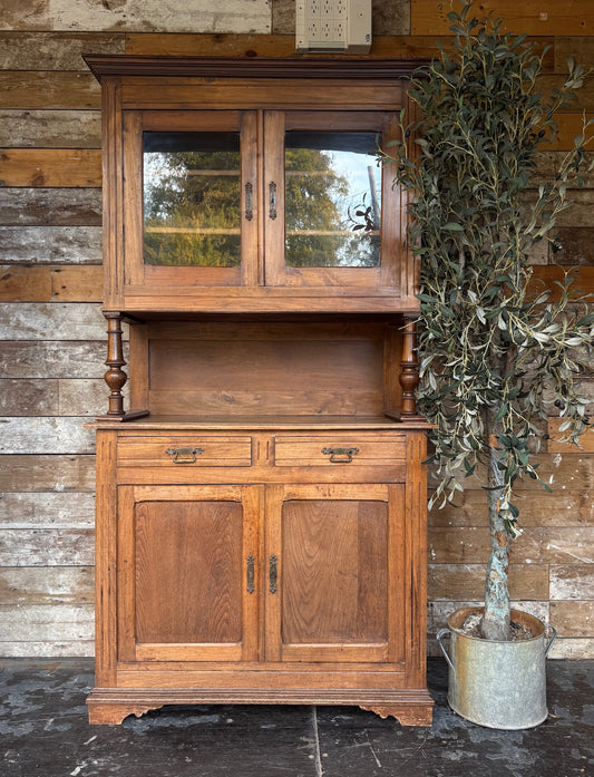 Handsome glazed French dresser