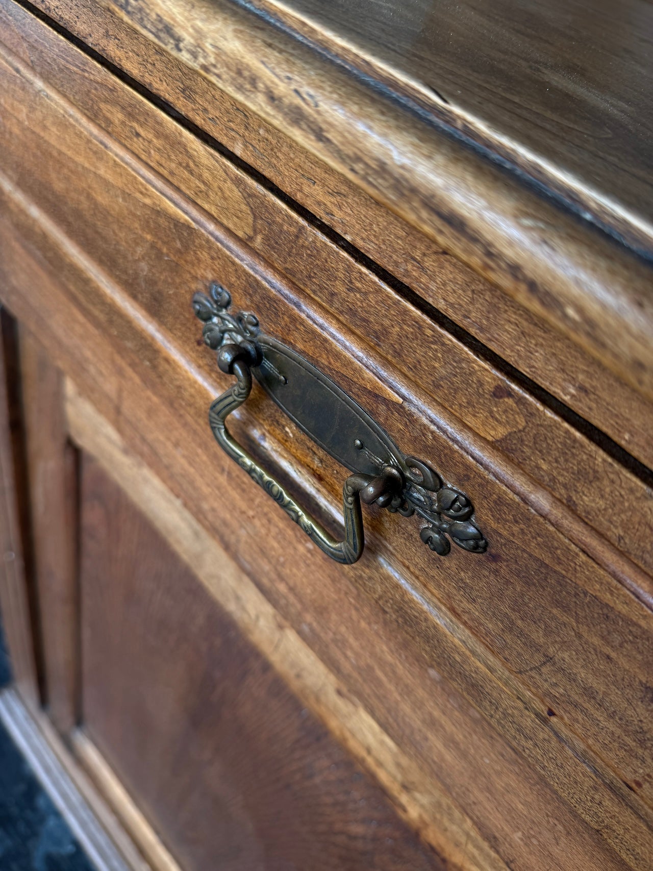 Handsome glazed French dresser