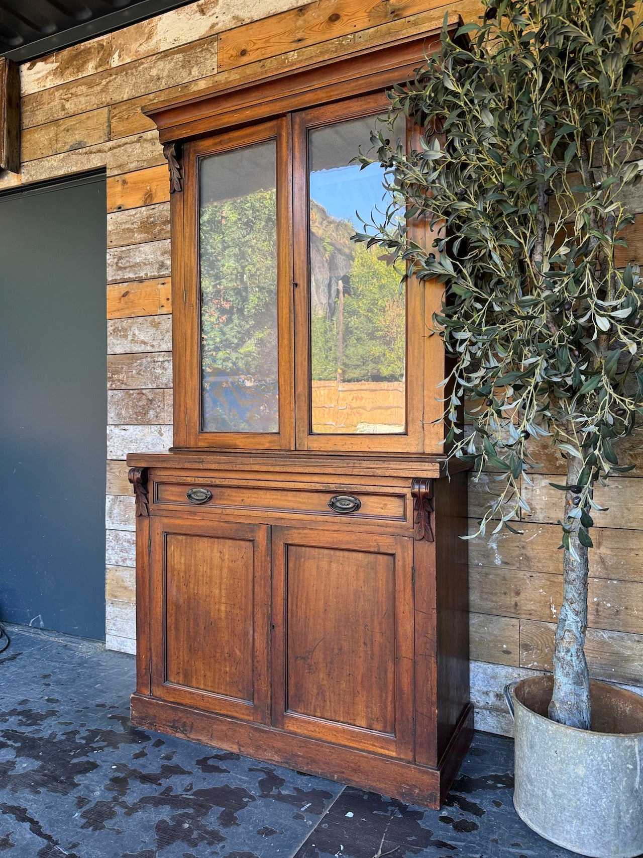 Beautiful glazed Victorian dresser