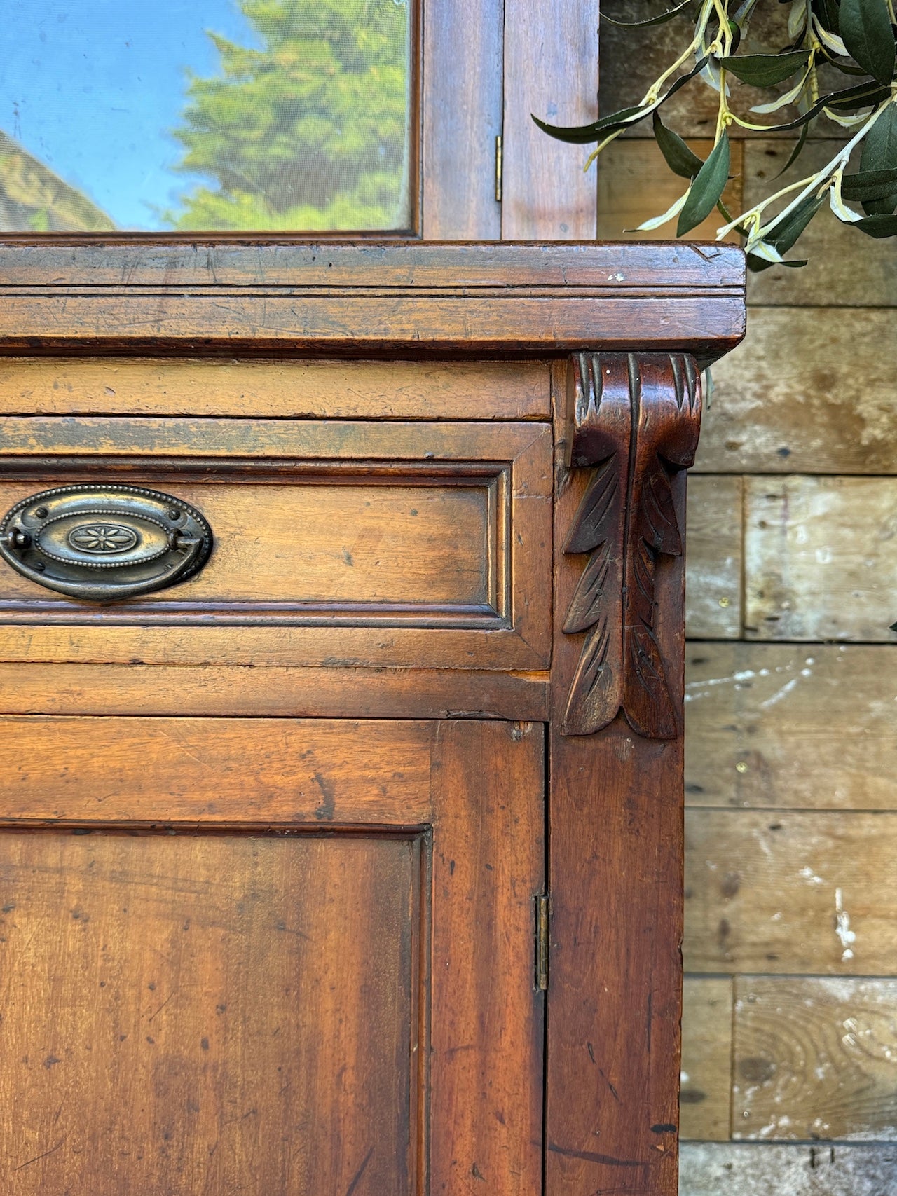 Beautiful glazed Victorian dresser