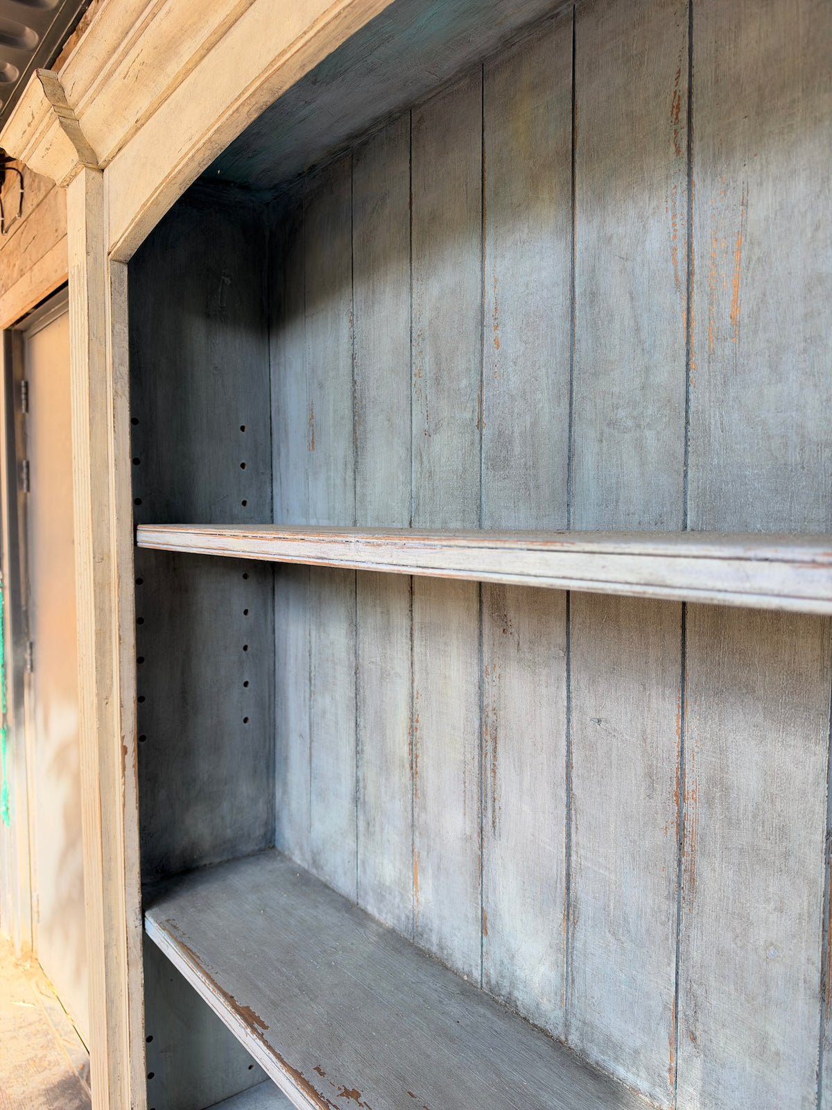 Painted bookcase