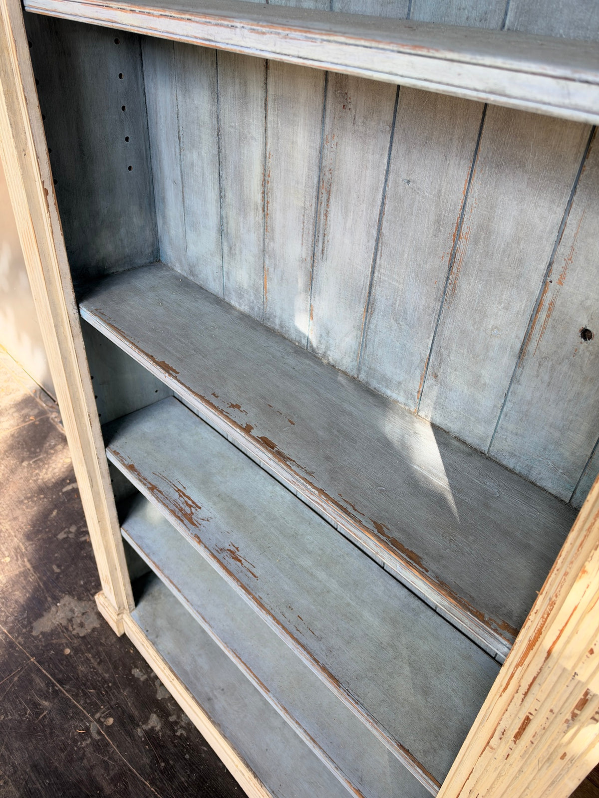 Painted bookcase