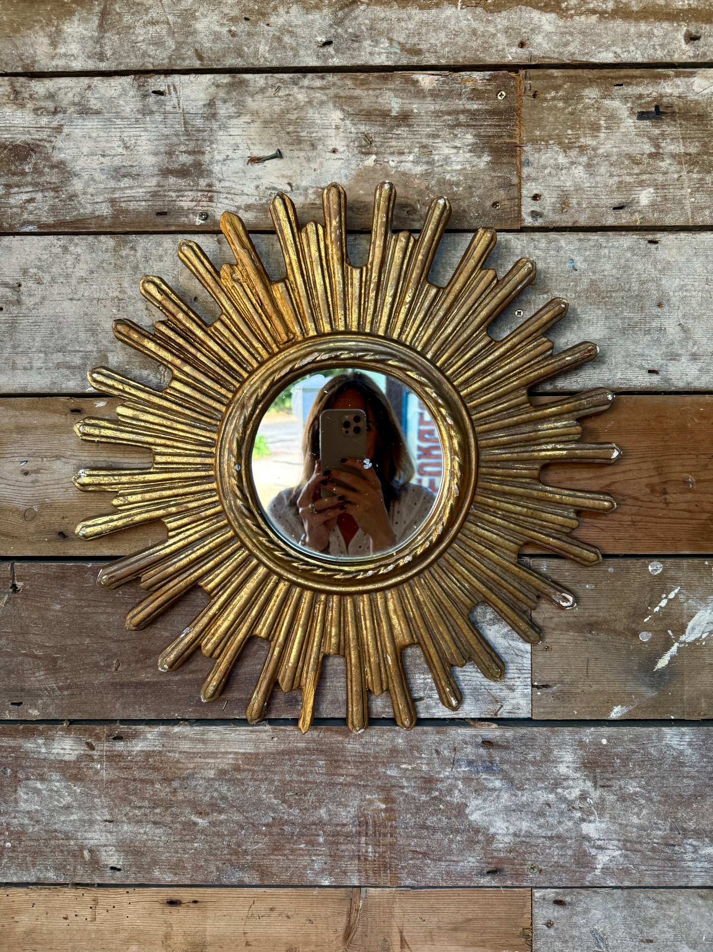 Gilt starburst mirror