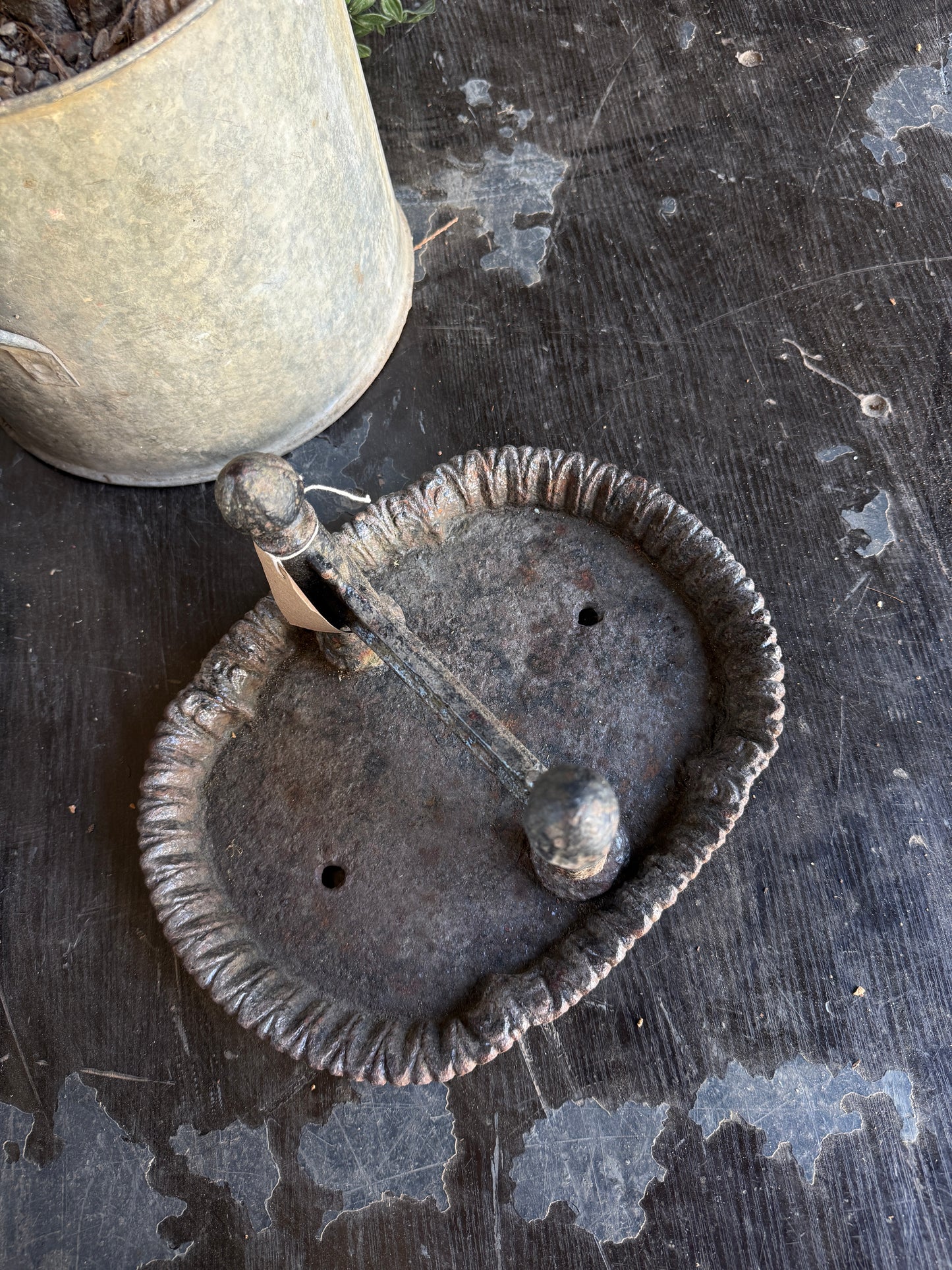 Cast iron boot scraper