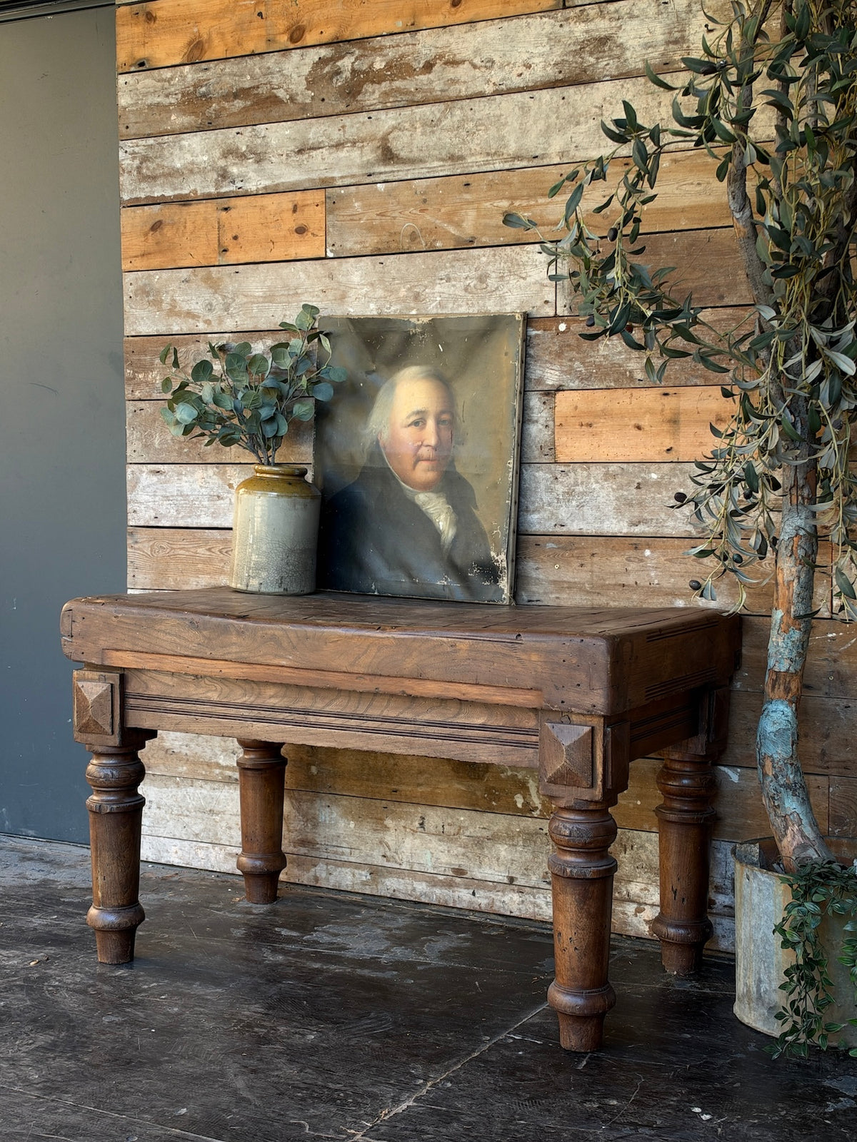 Antique Butcher's Block