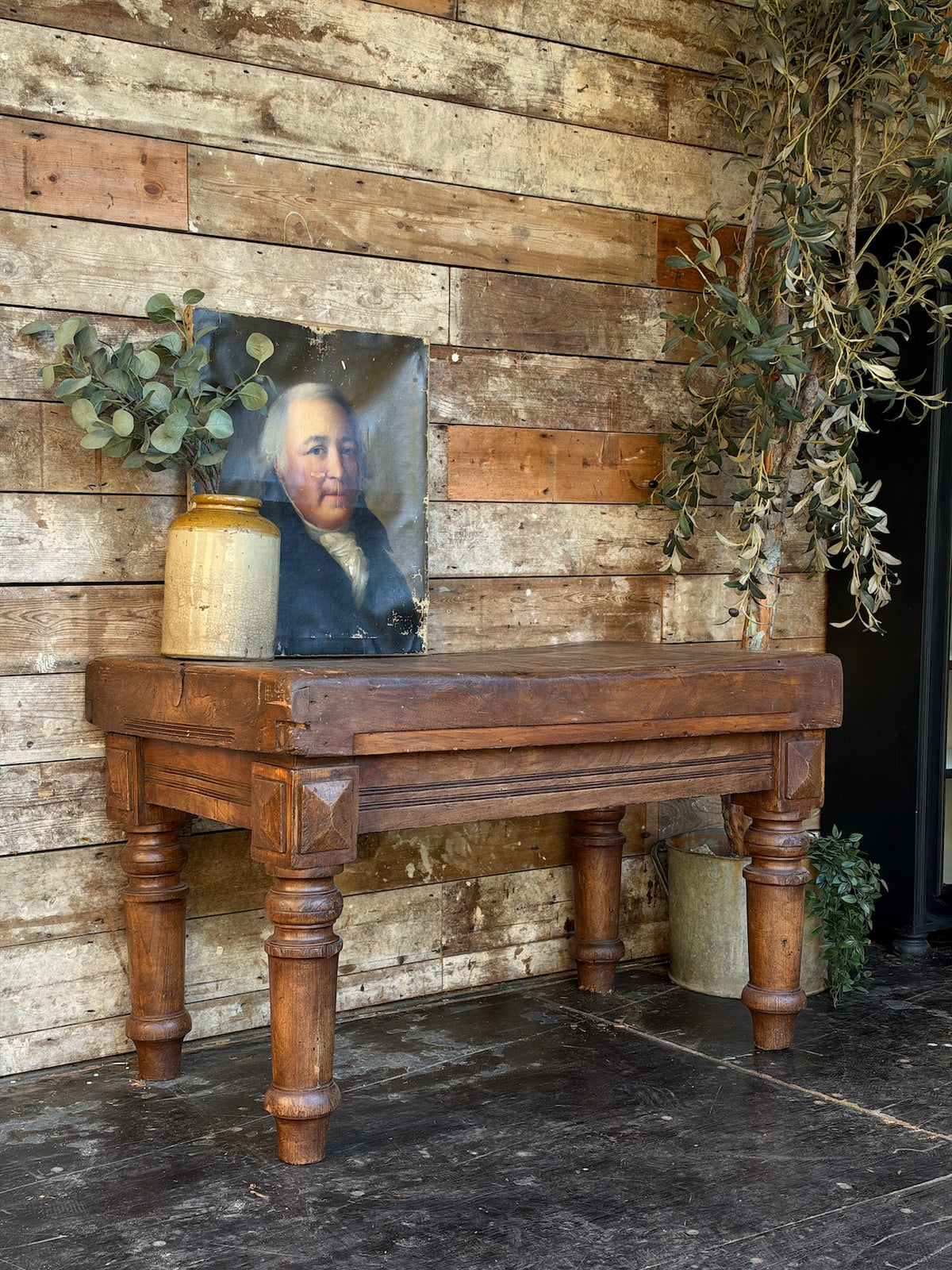 Antique Butcher's Block