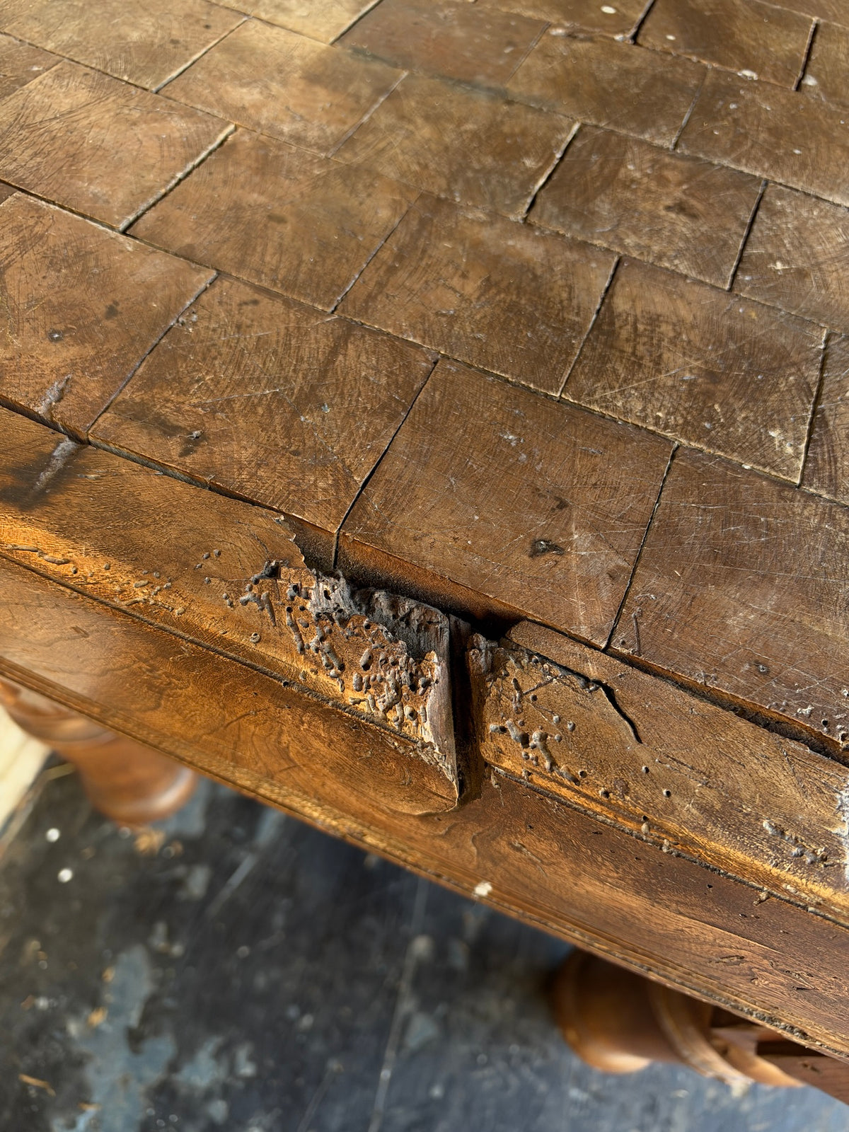 Antique Butcher's Block
