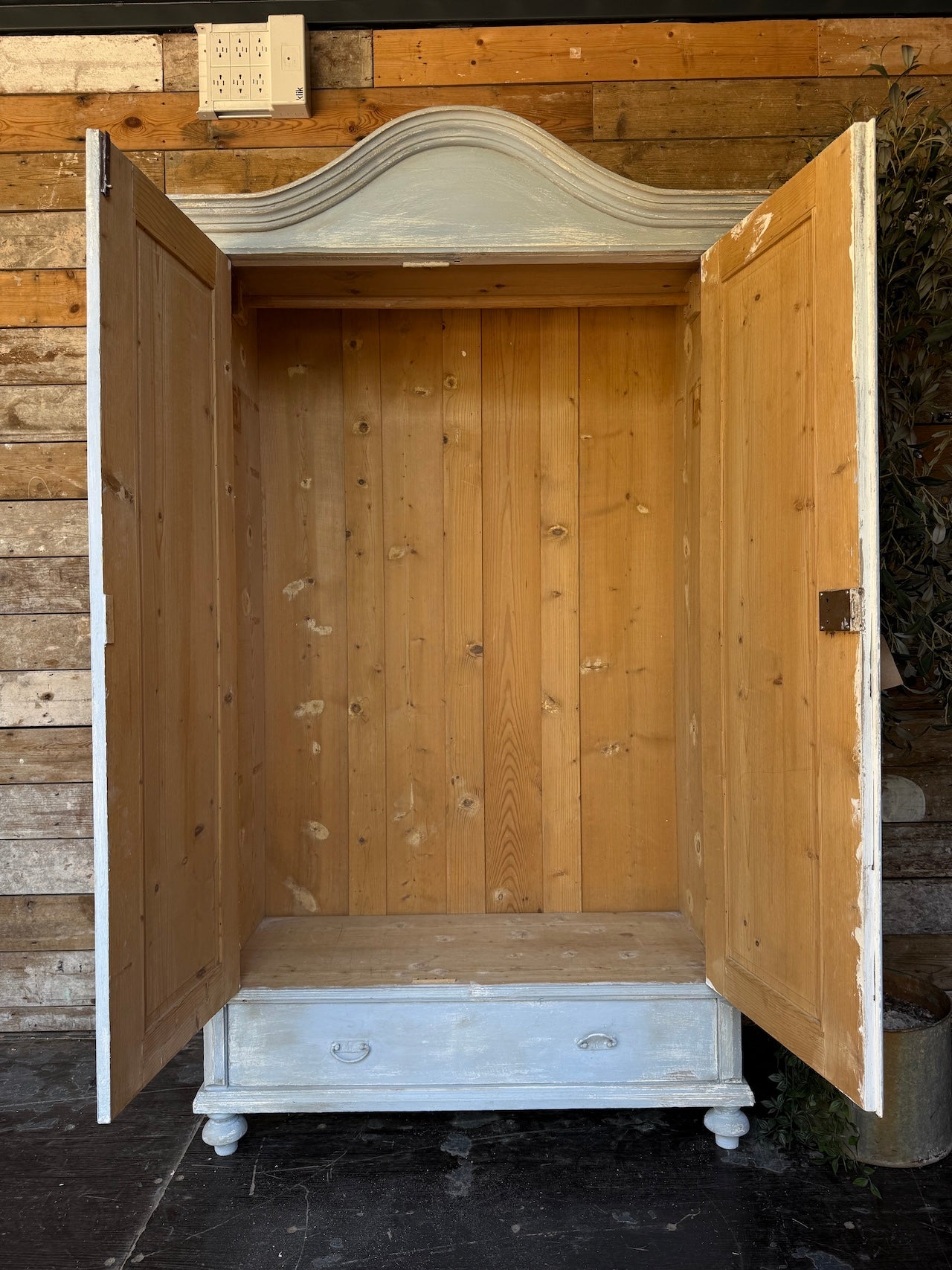 Painted wardrobe