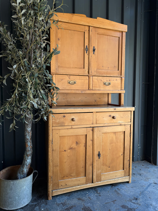 Rustic old pine dresser