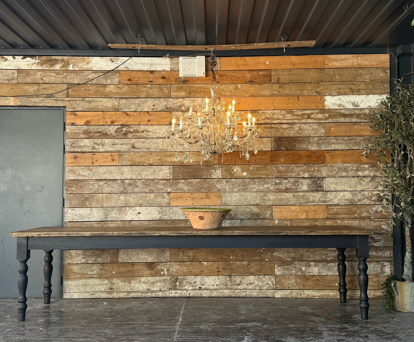 Large rustic 3.2m farmhouse table