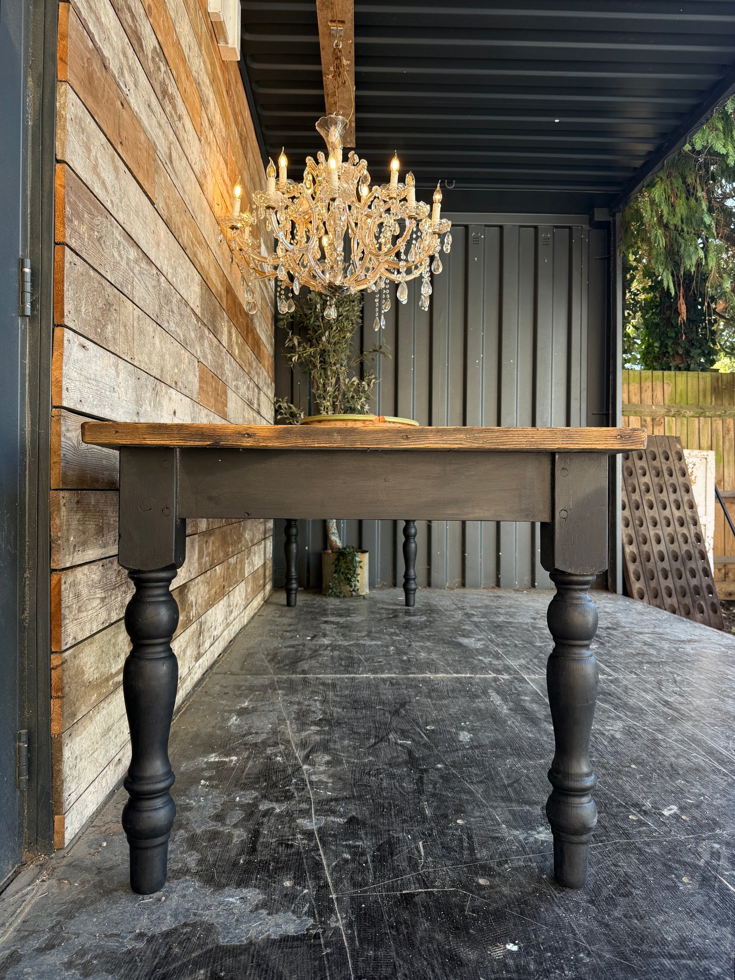 Large rustic 3.2m farmhouse table