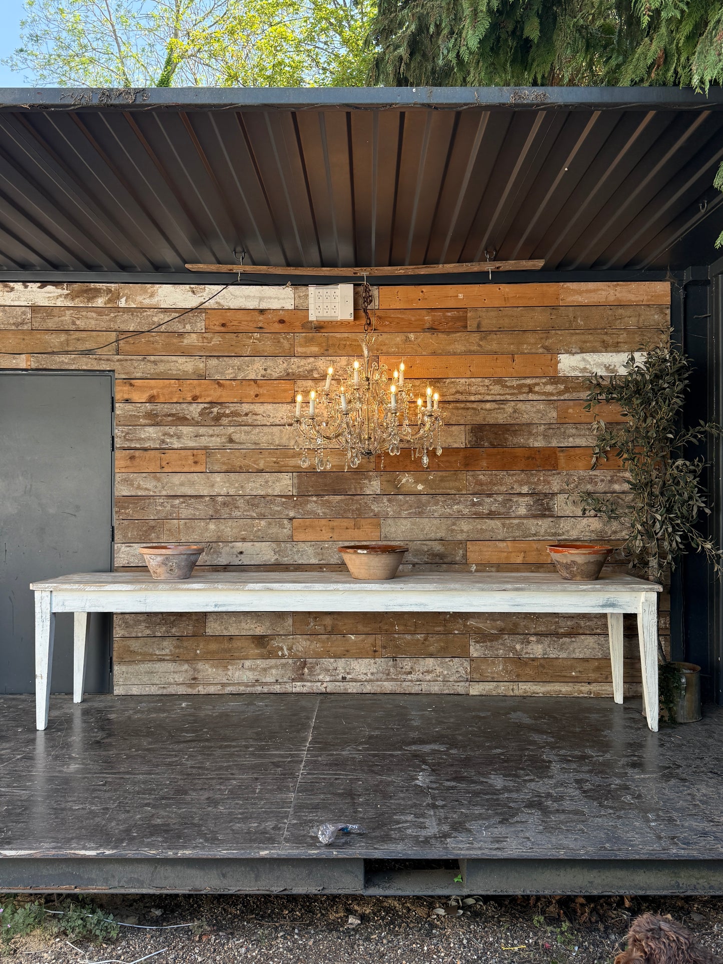 Large rustic 3.4m farmhouse table