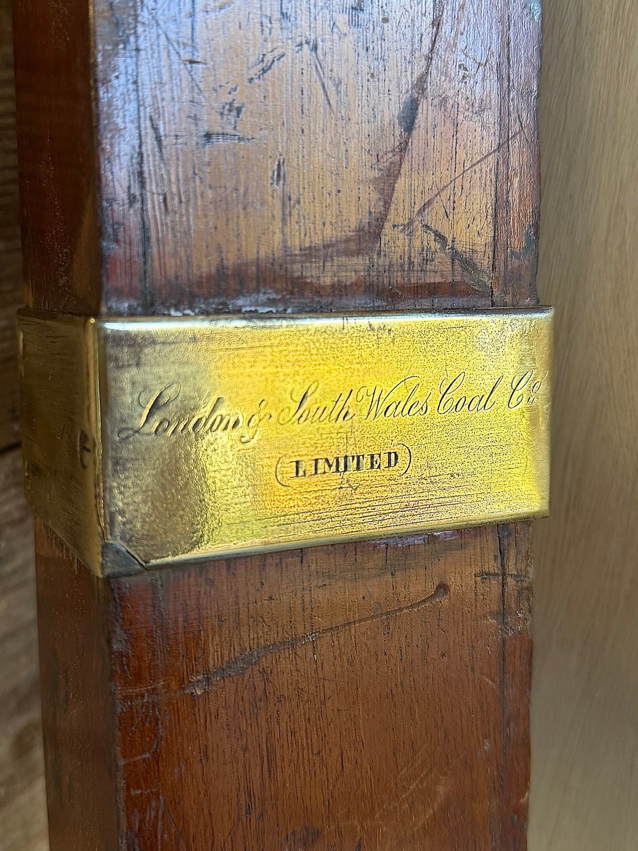 Vintage telescopic surveyors measure