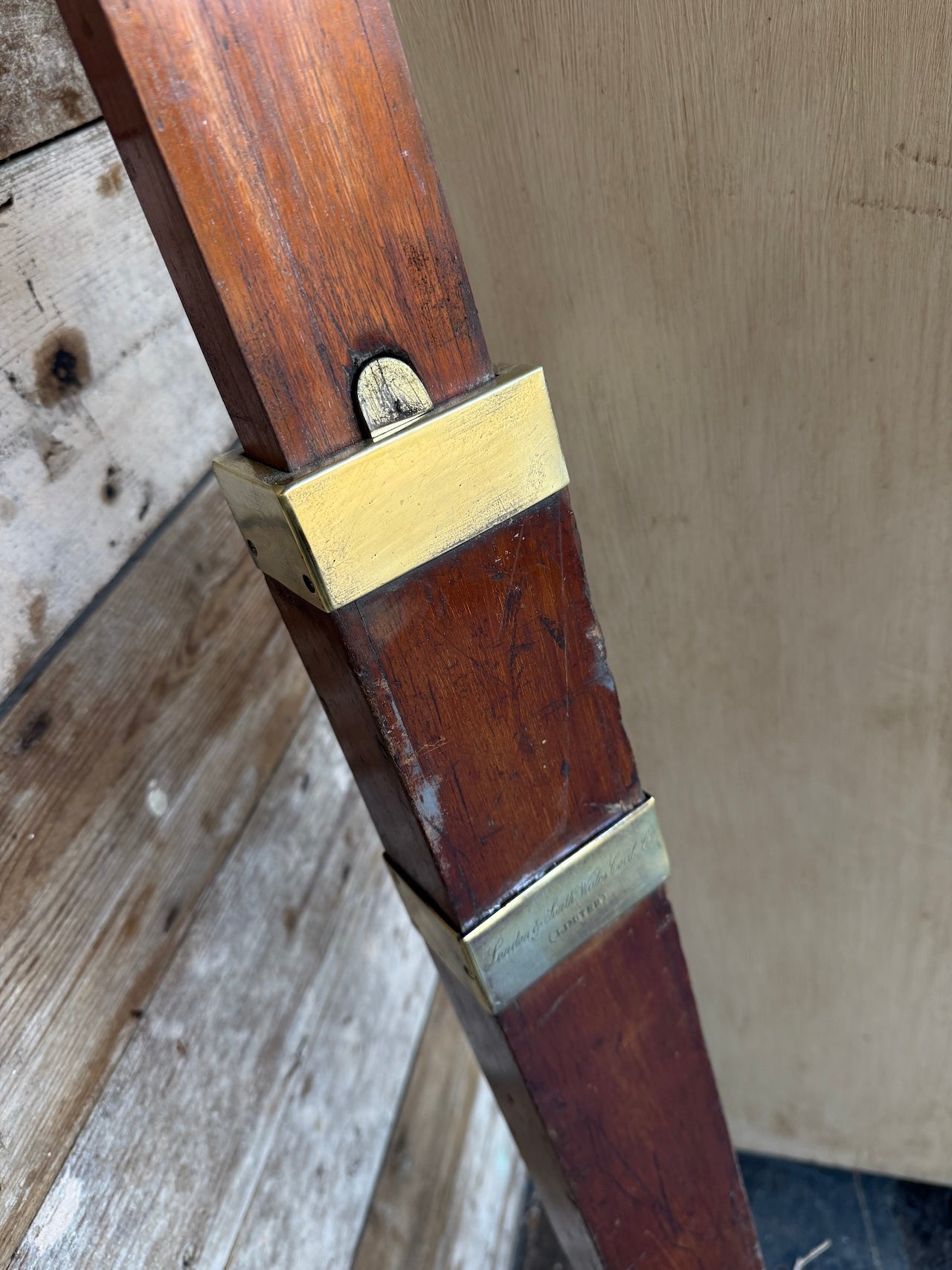 Vintage telescopic surveyors measure