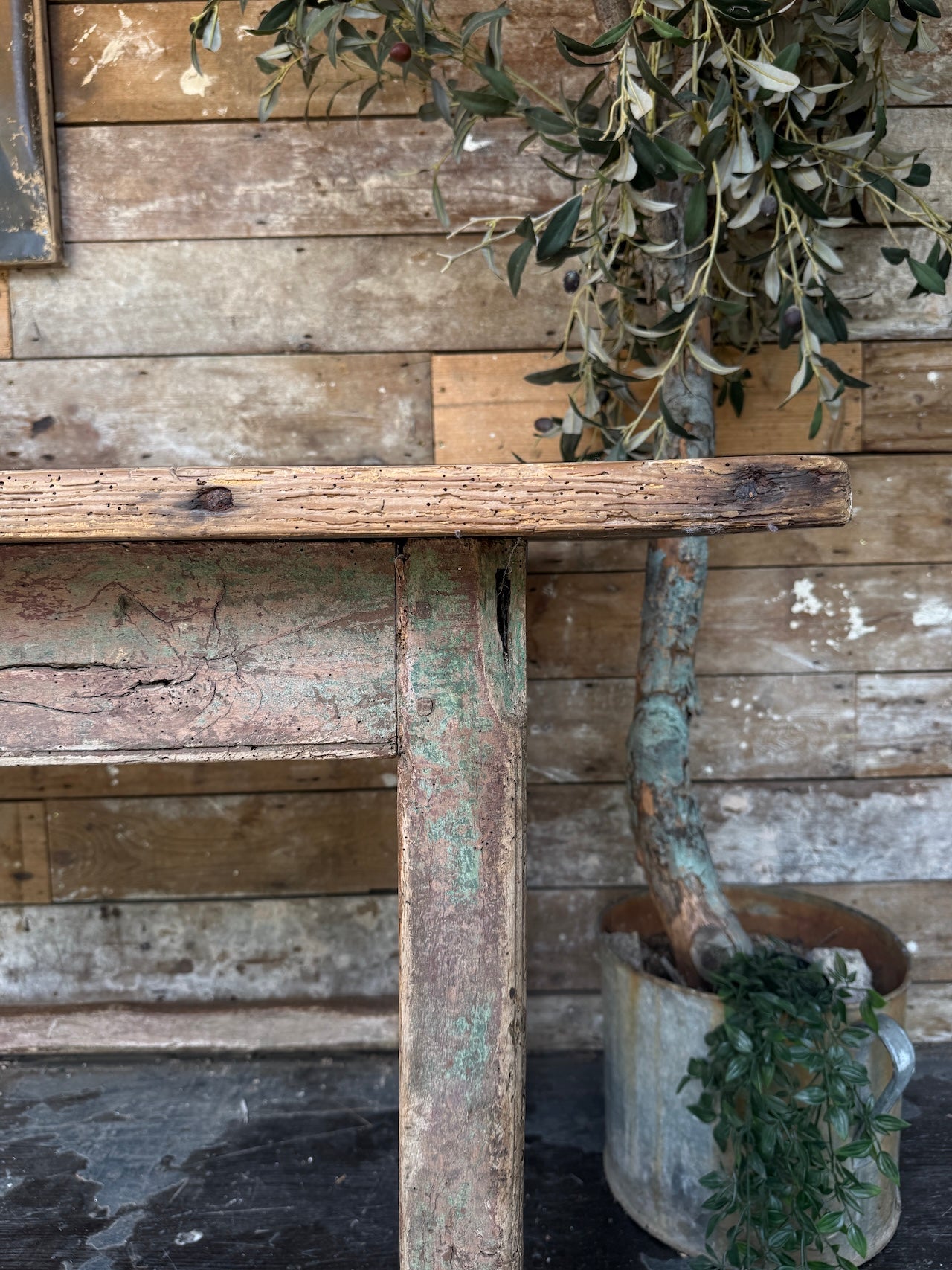 Rustic prep table