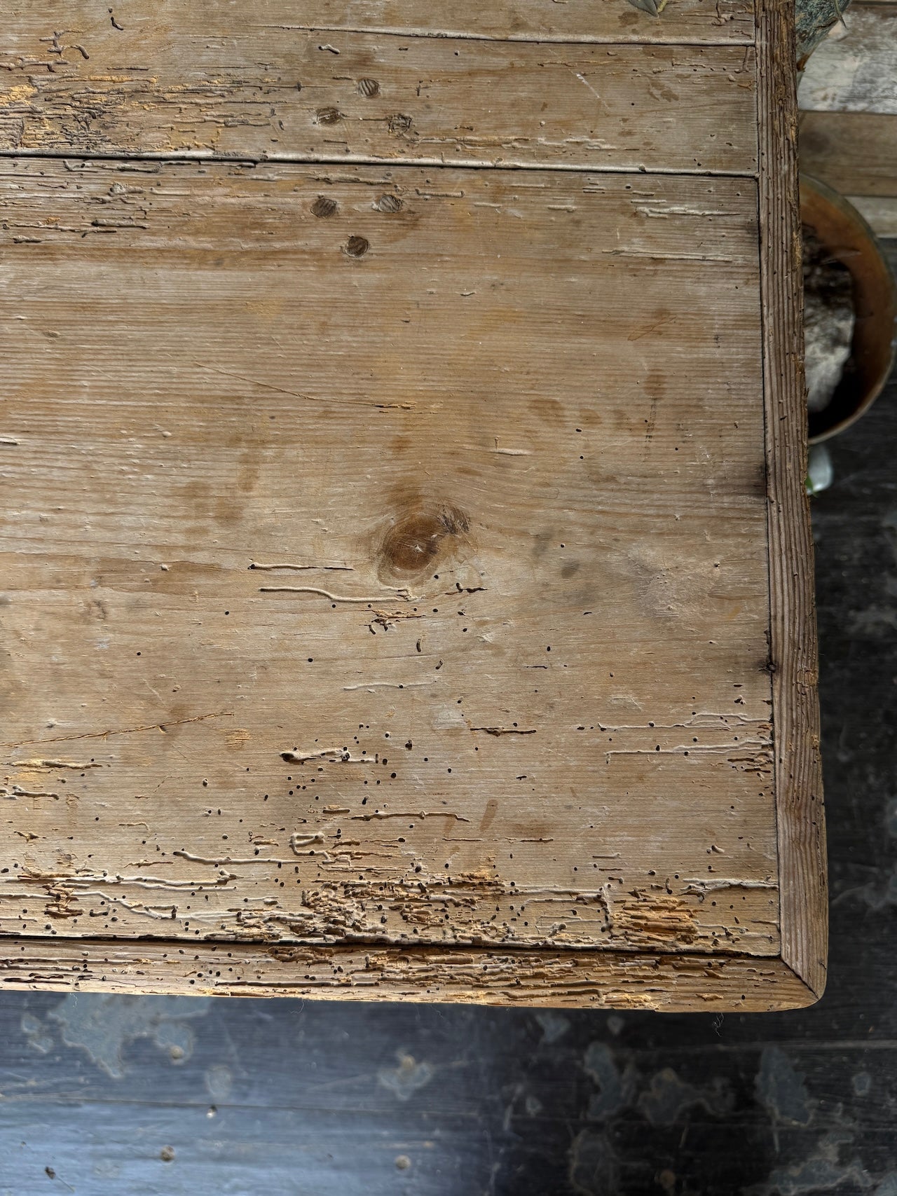 Rustic prep table