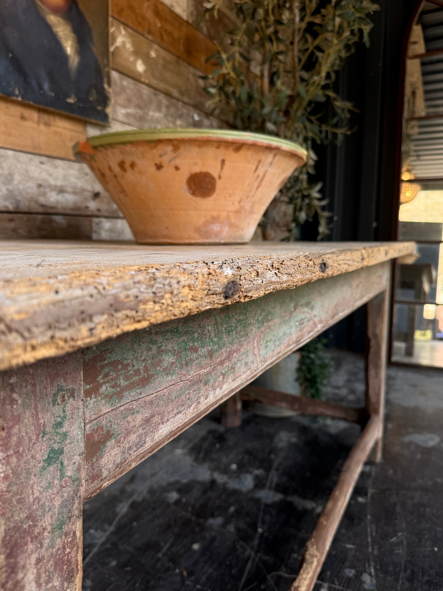 Rustic prep table