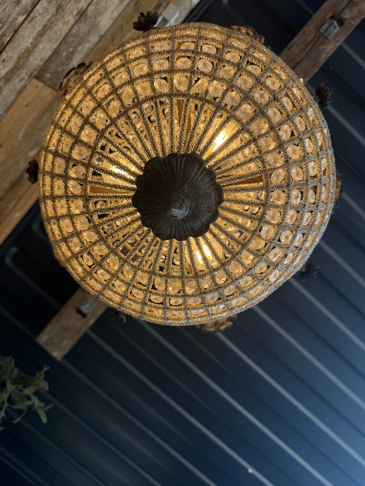 Small empire style chandelier