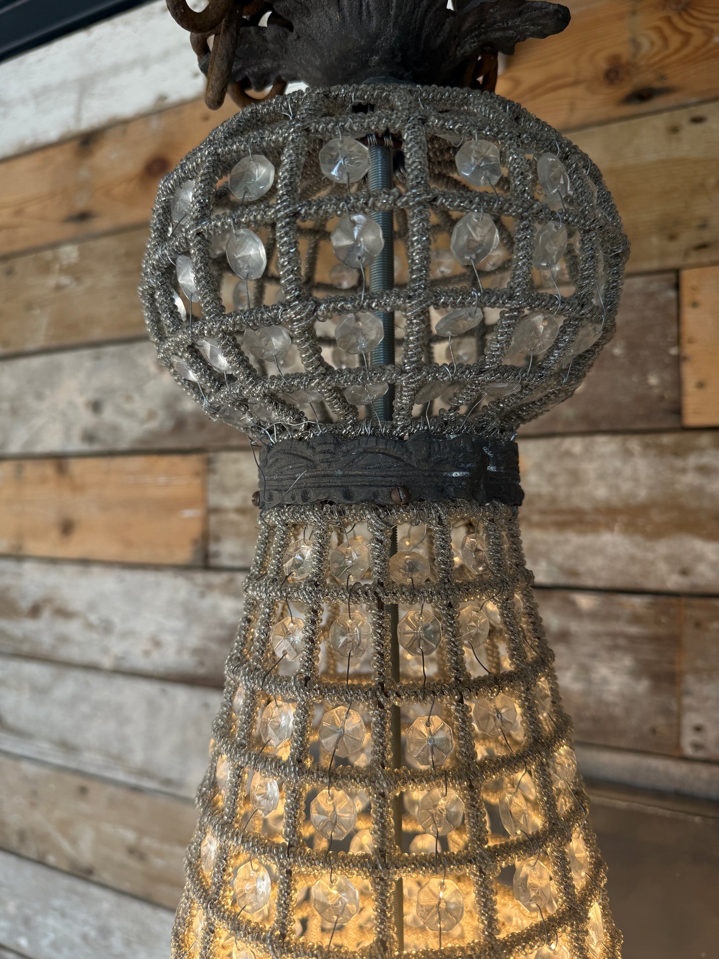 Small empire style chandelier