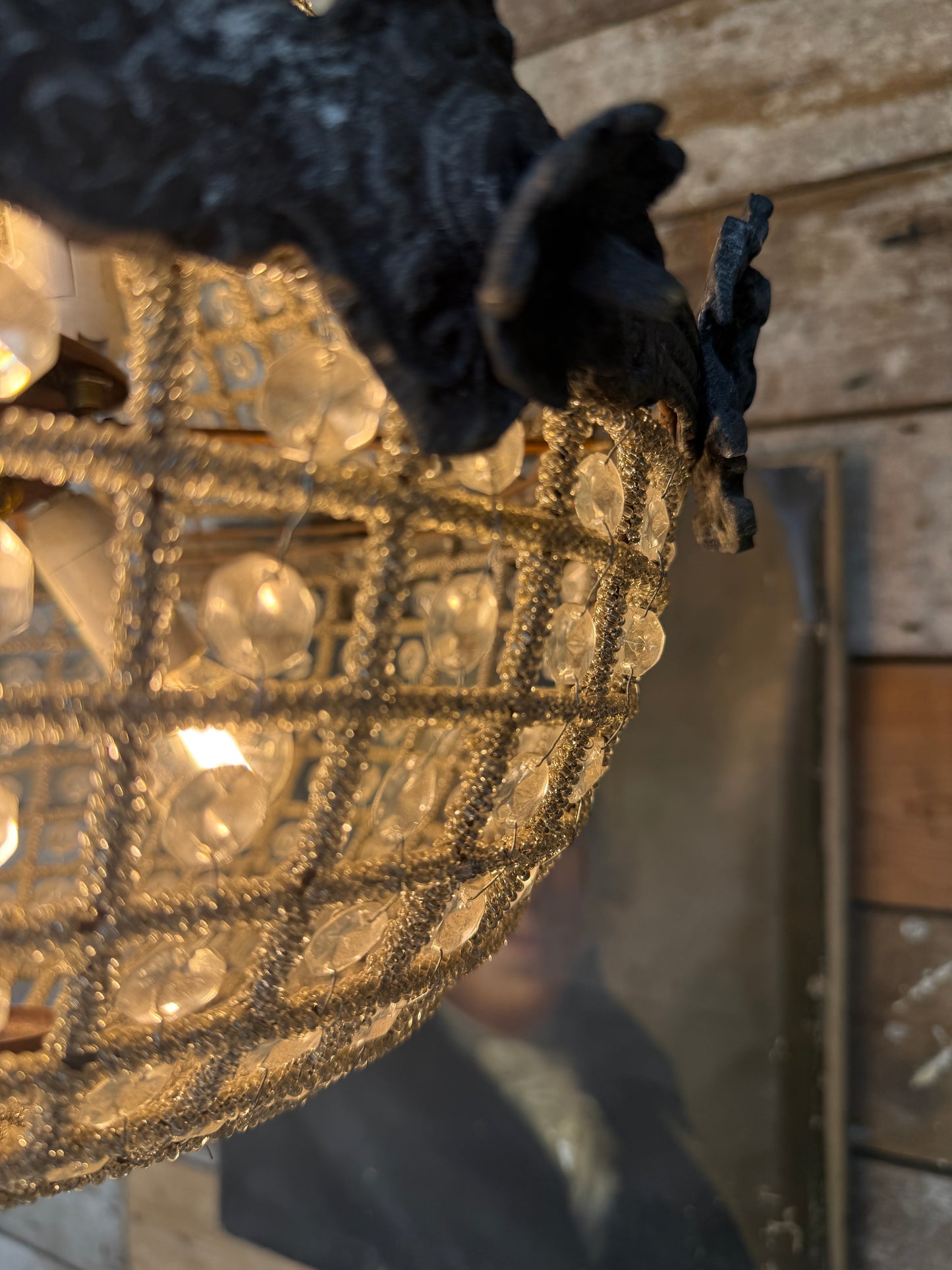 Small empire style chandelier