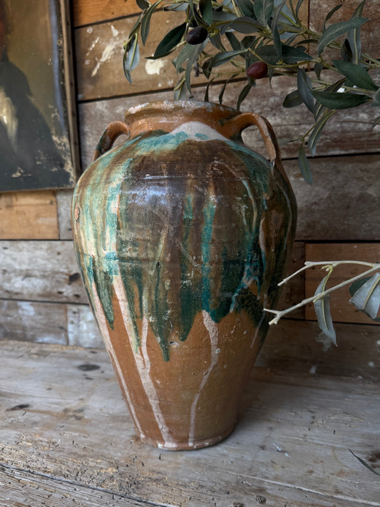Glazed confit jar / vase