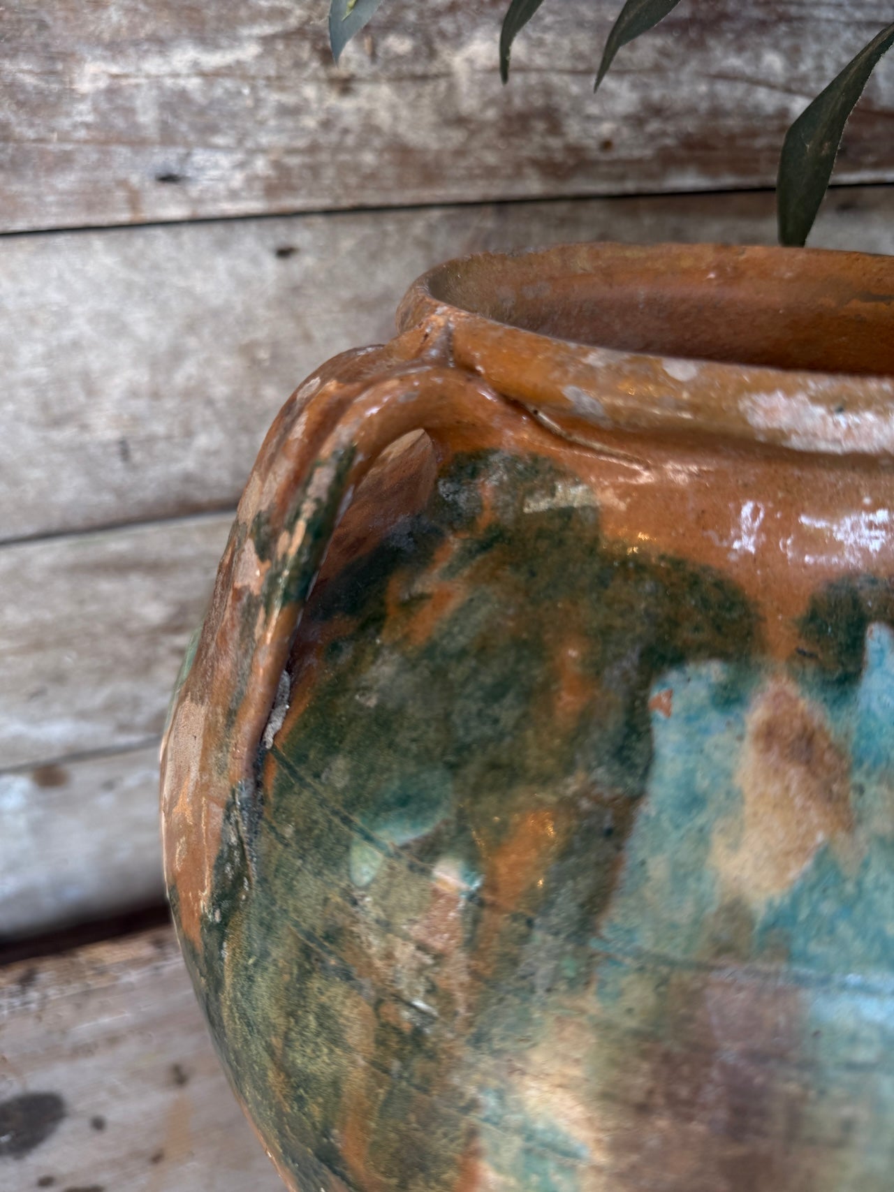 Glazed confit jar / vase
