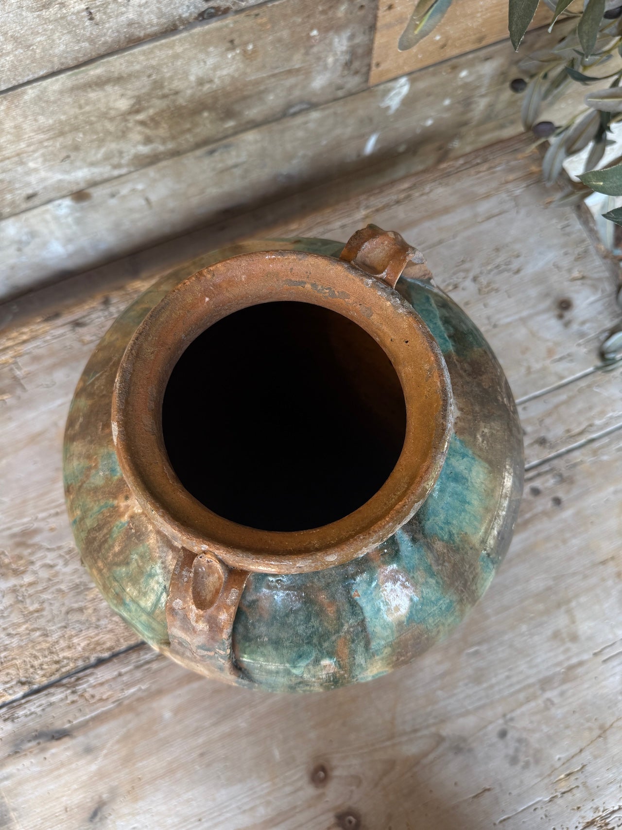 Glazed confit jar / vase